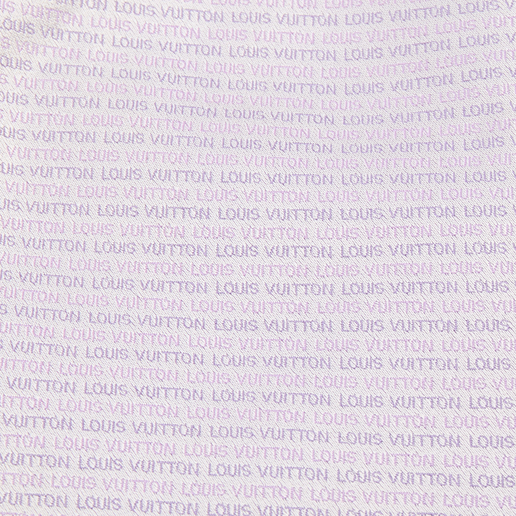 

Louis Vuitton Lavender Logo Jacquard Silk Tie, Purple