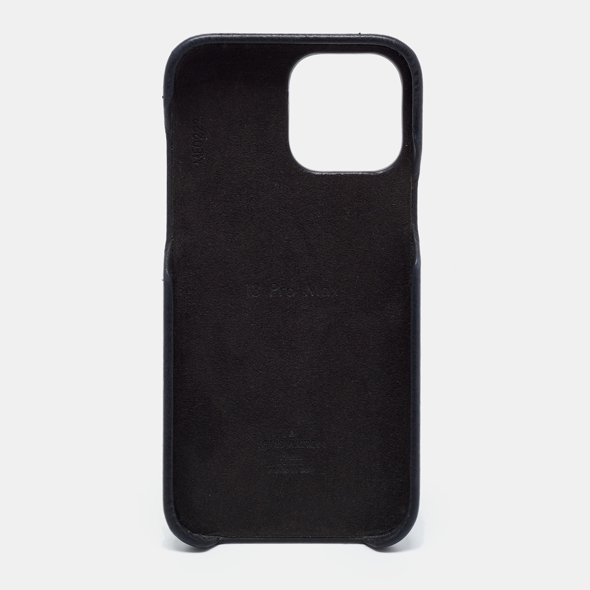

Louis Vuitton Graphite Canvas and Leather iPhone 13 Pro Bumper Case, Black