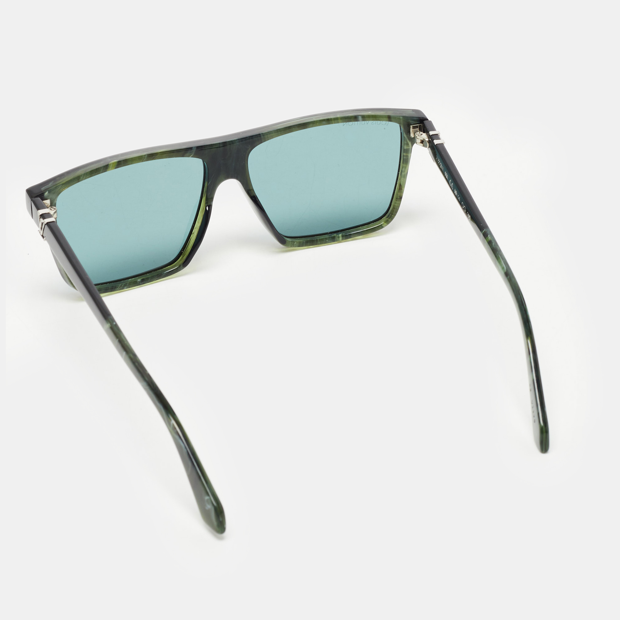 

Louis Vuitton Black/Green Printed Z1273W Square Sunglasses