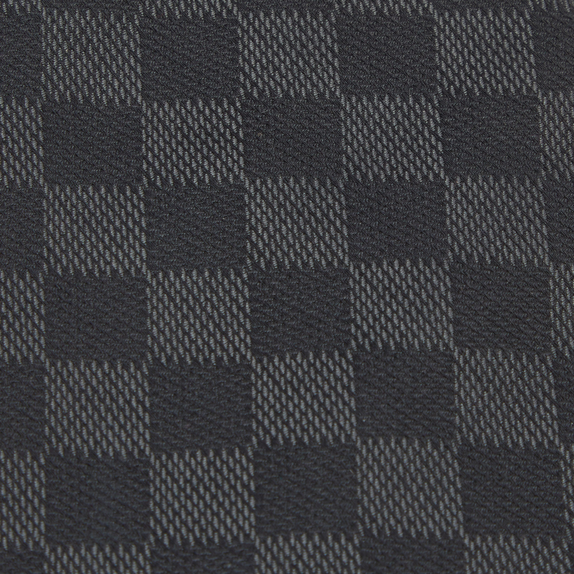 

Louis Vuitton Black Damier Ebene Silk Jacquard Tie