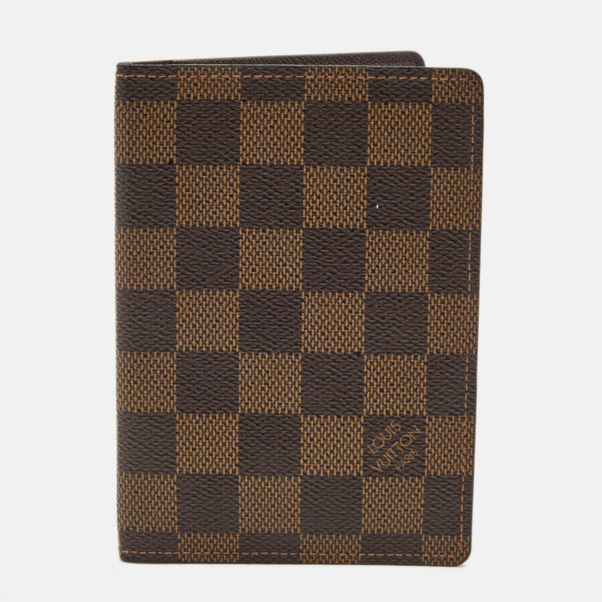 Louis Vuitton Damier Ebene Canvas Passport Cover