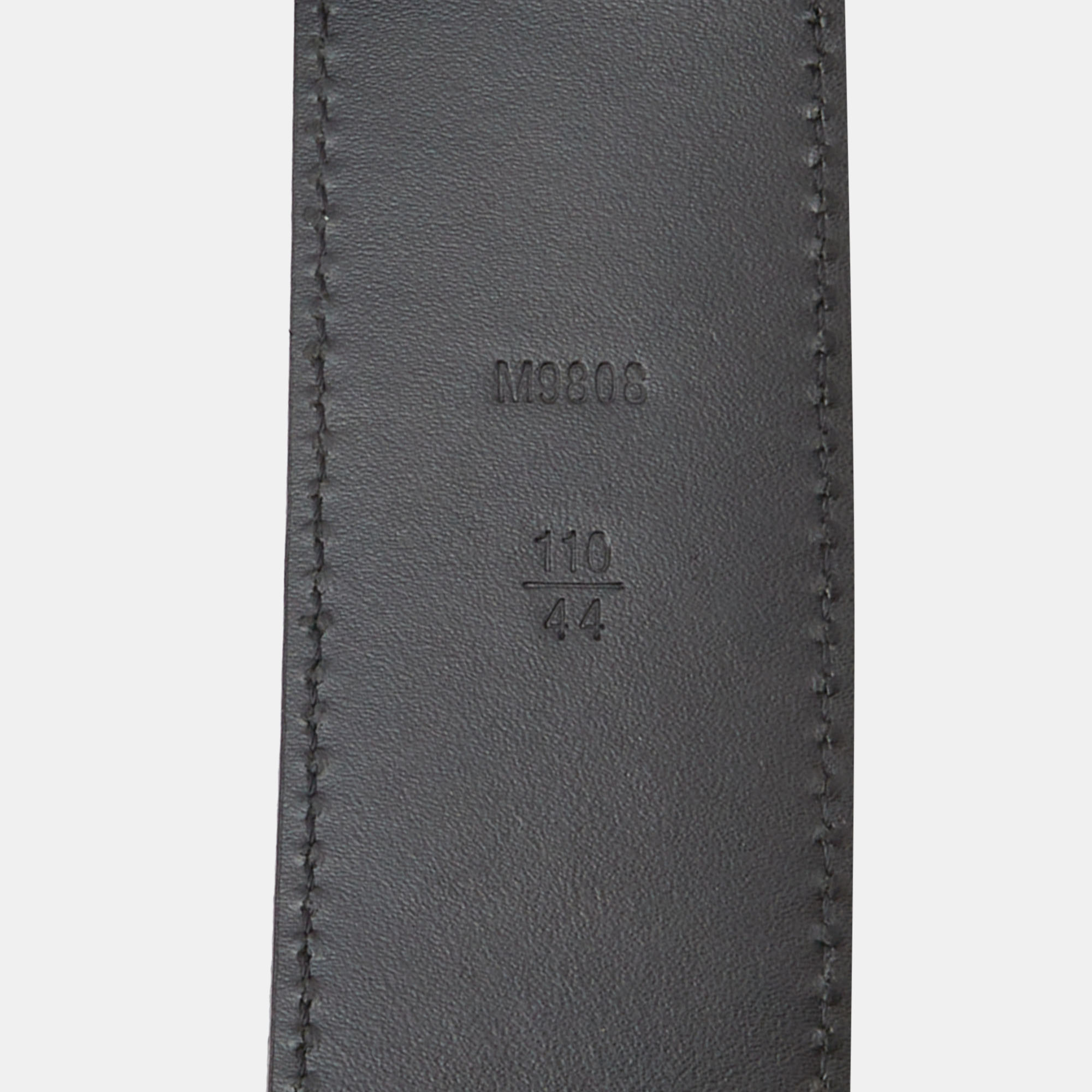Louis Vuitton Damier Ebene Graphite Canvas Initials Belt 115Cm - My Luxury  Bargain Qatar