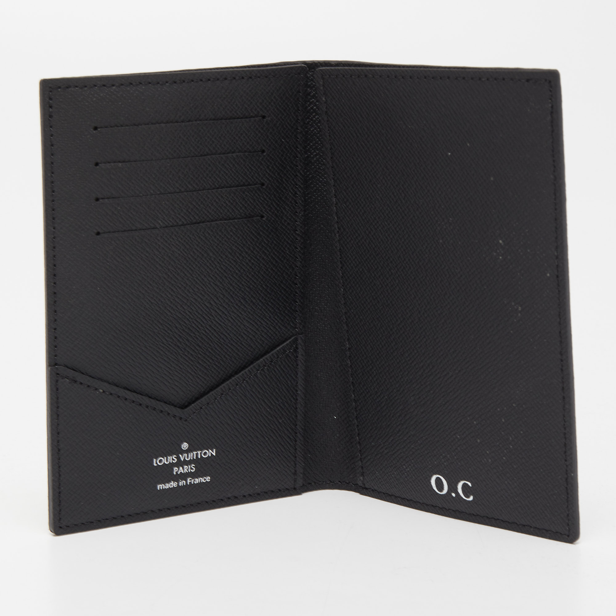 

Louis Vuitton Damier Graphite Canvas Passport Cover, Black