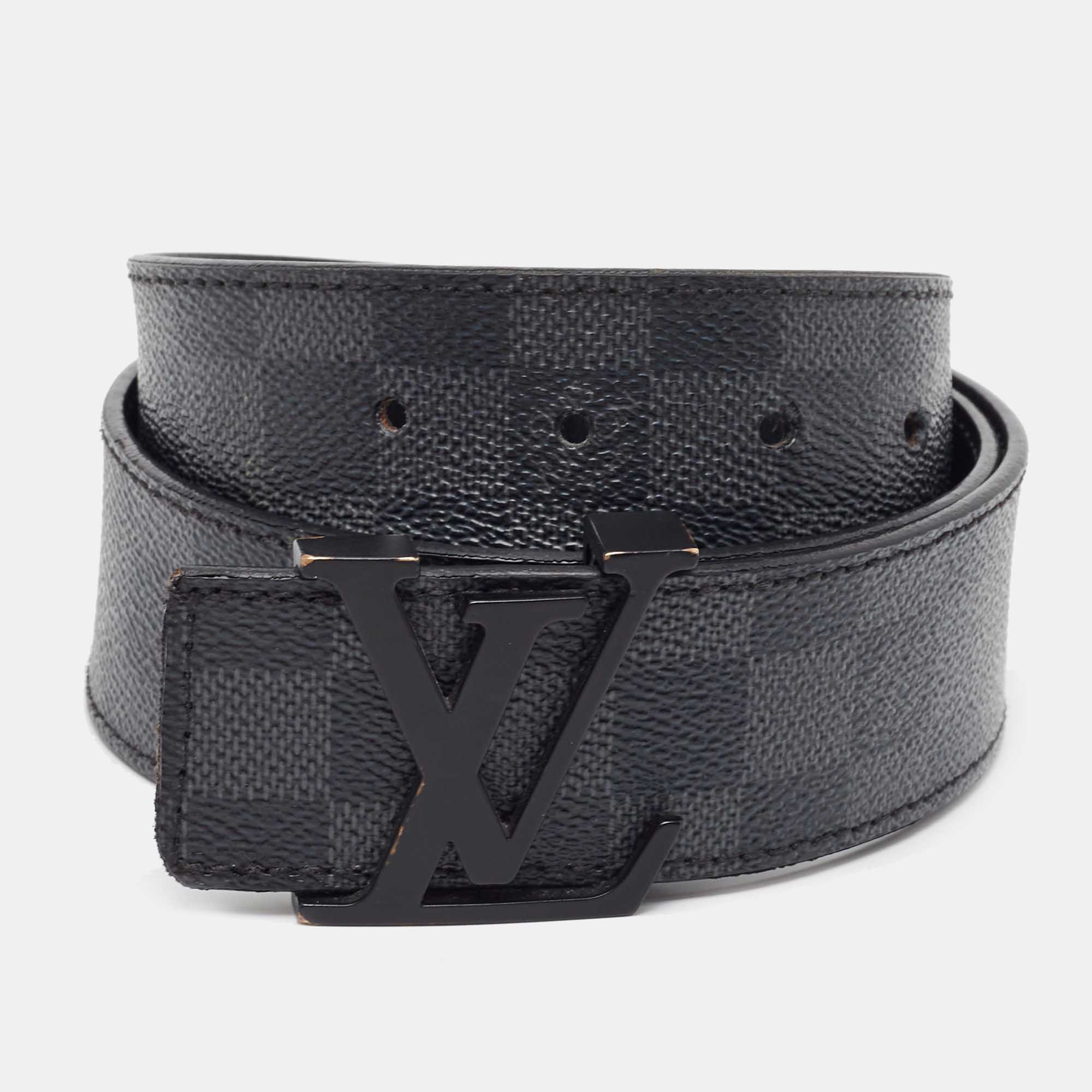 Pre-owned Louis Vuitton LV Initiales Damier Belt – Sabrina's Closet
