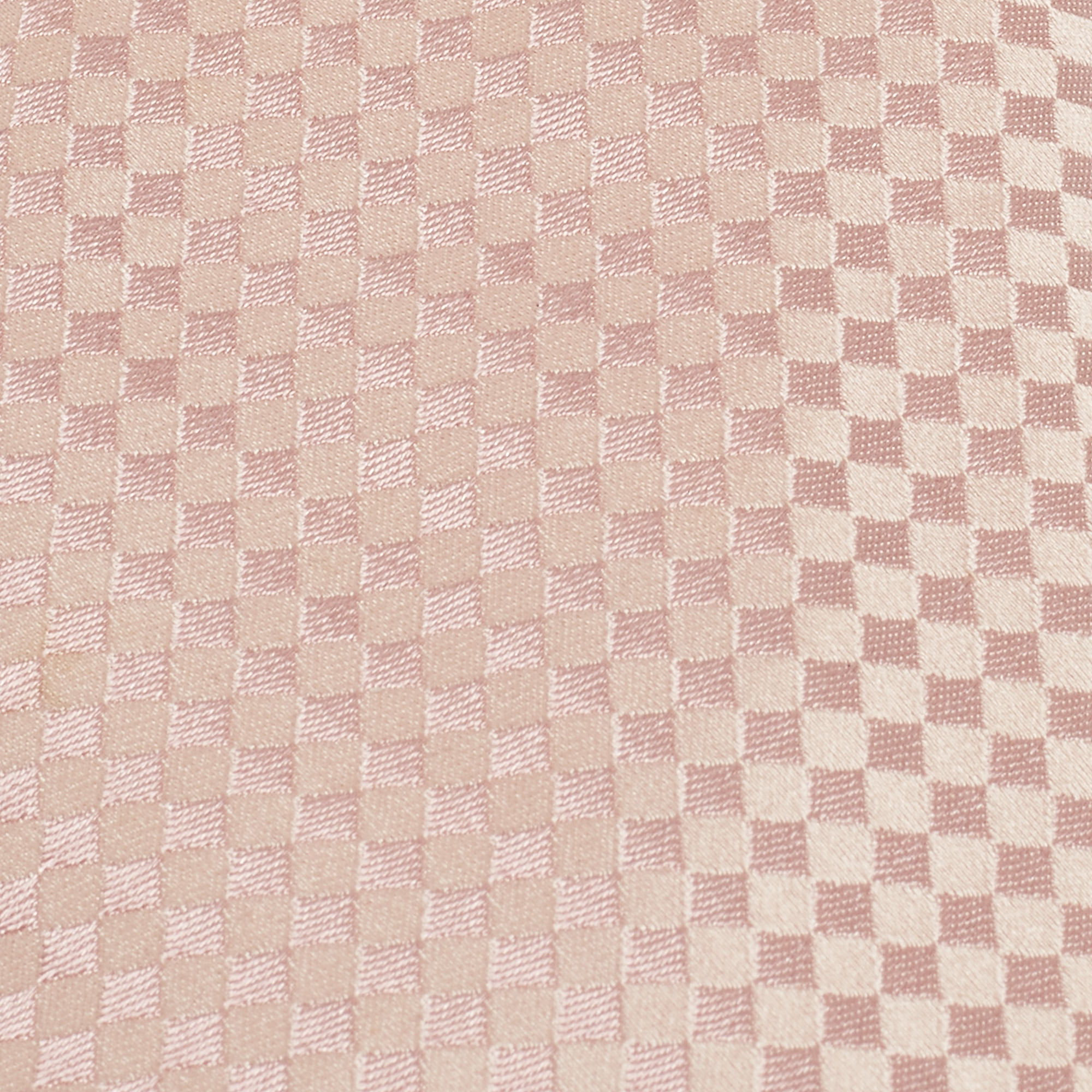 

Louis Vuitton Light Pink Damier Checkerboard Pattern Silk Tie