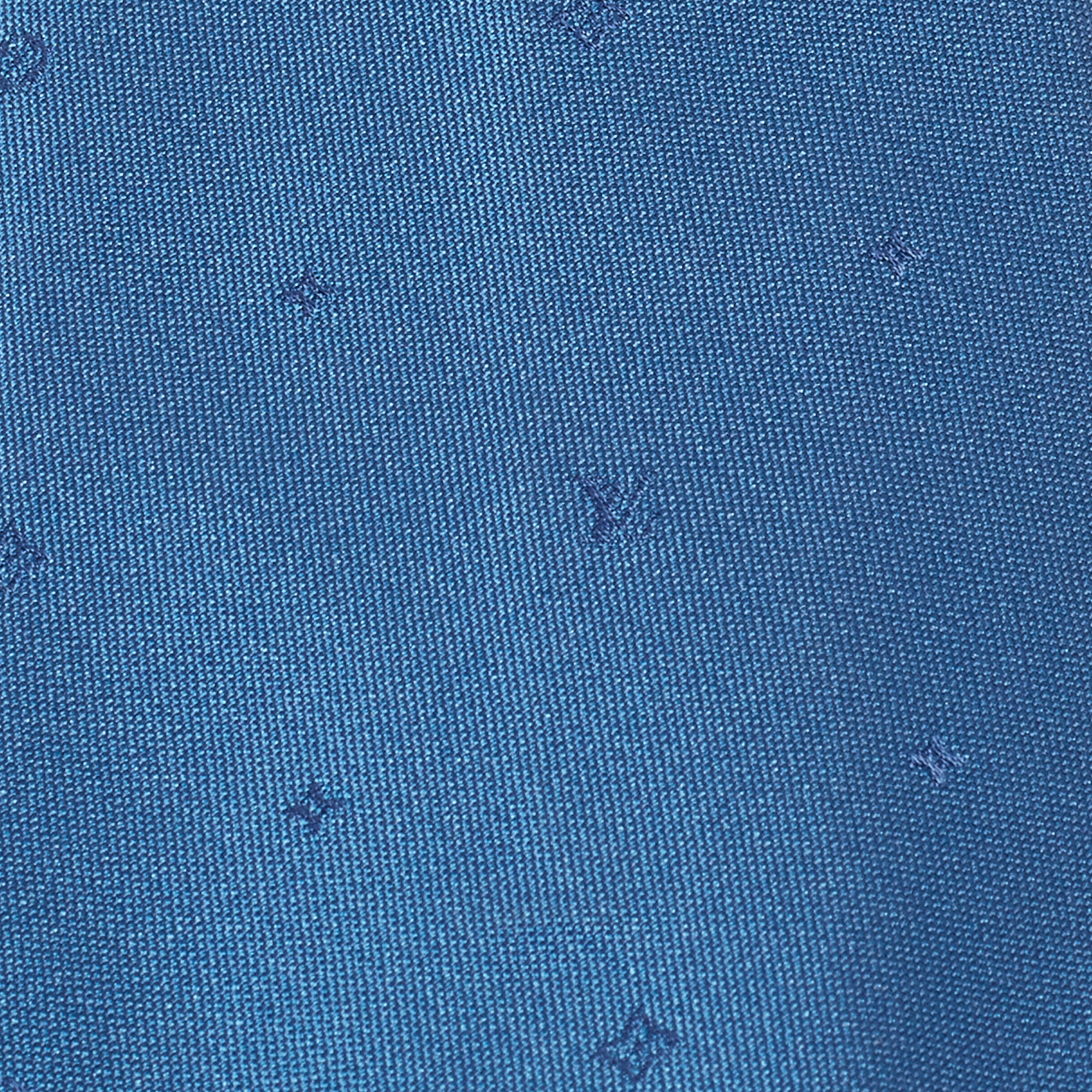 Louis Vuitton Teal Blue Monogram and Check Jacquard Silk Tie Louis Vuitton  | The Luxury Closet