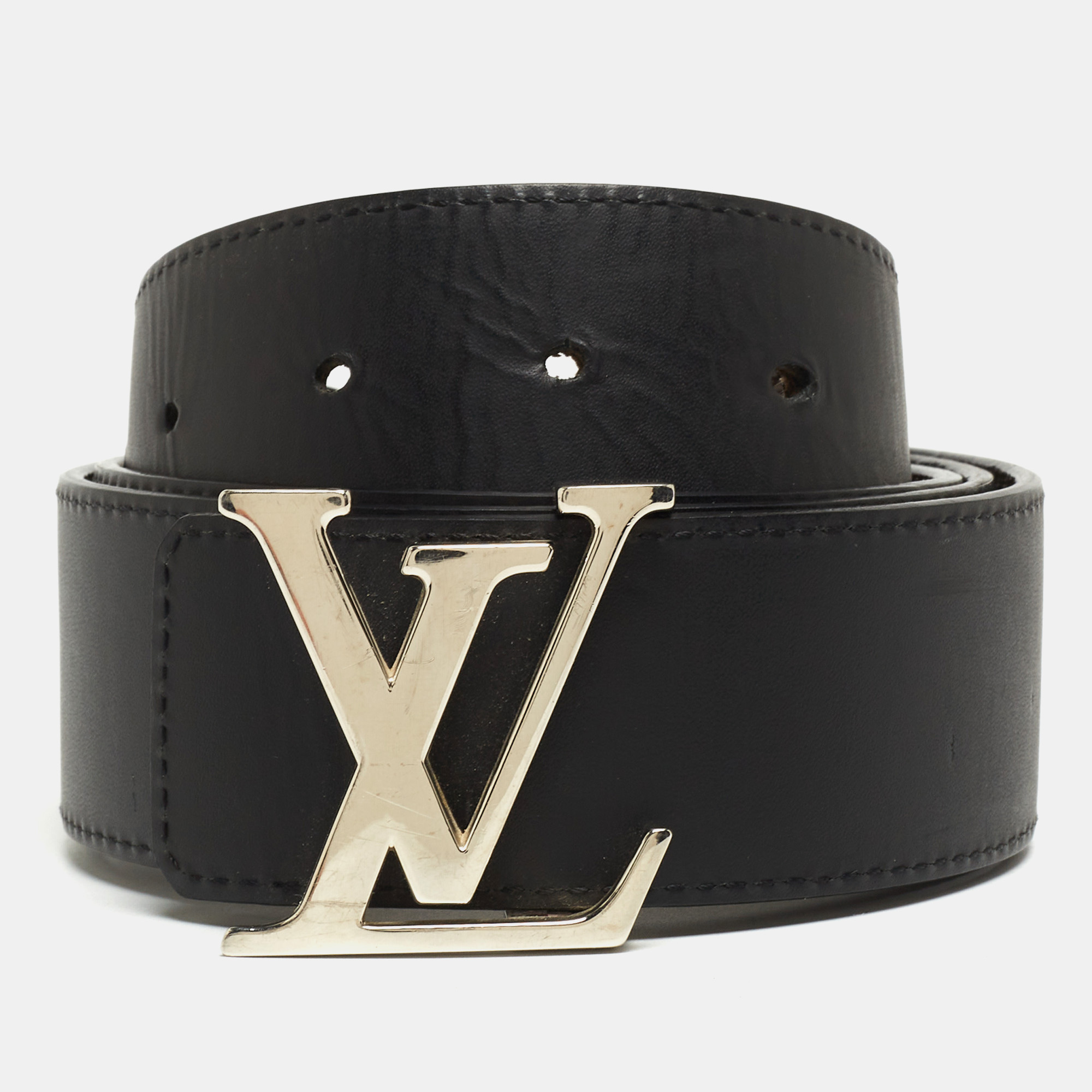

Louis Vuitton Monogram Canvas LV Initiales Reversible Belt, Brown