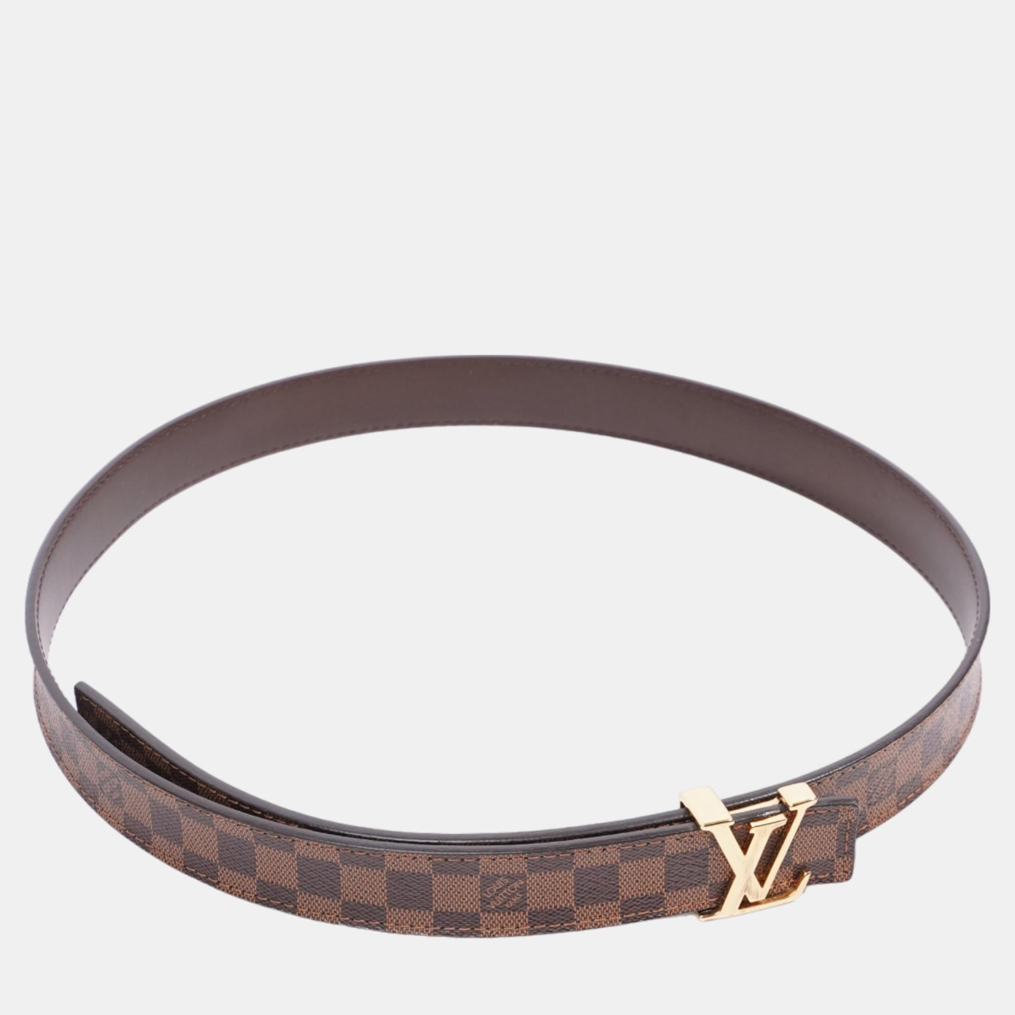 

Louis Vuitton LV Belt Damier Ebene  32, Brown