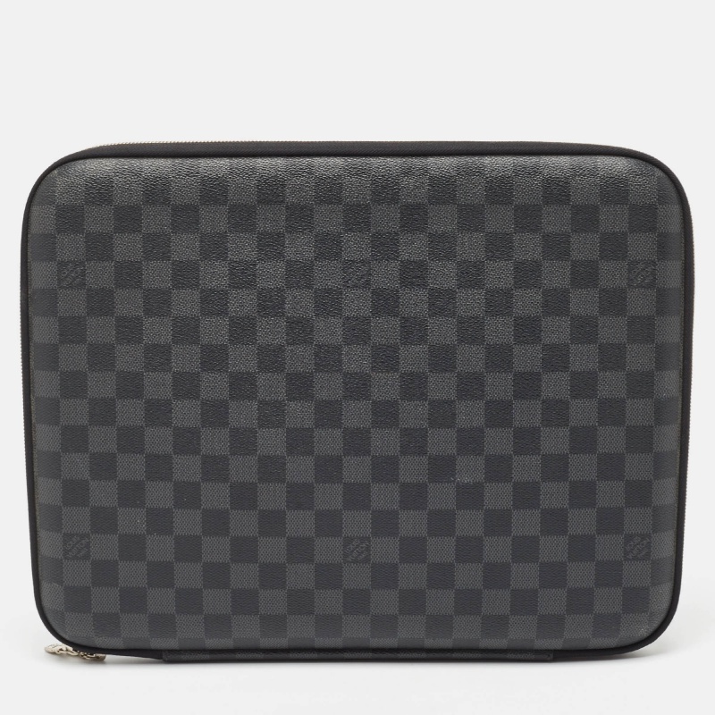 

Louis Vuitton Damier Graphite Canvas Laptop Sleeve, Black