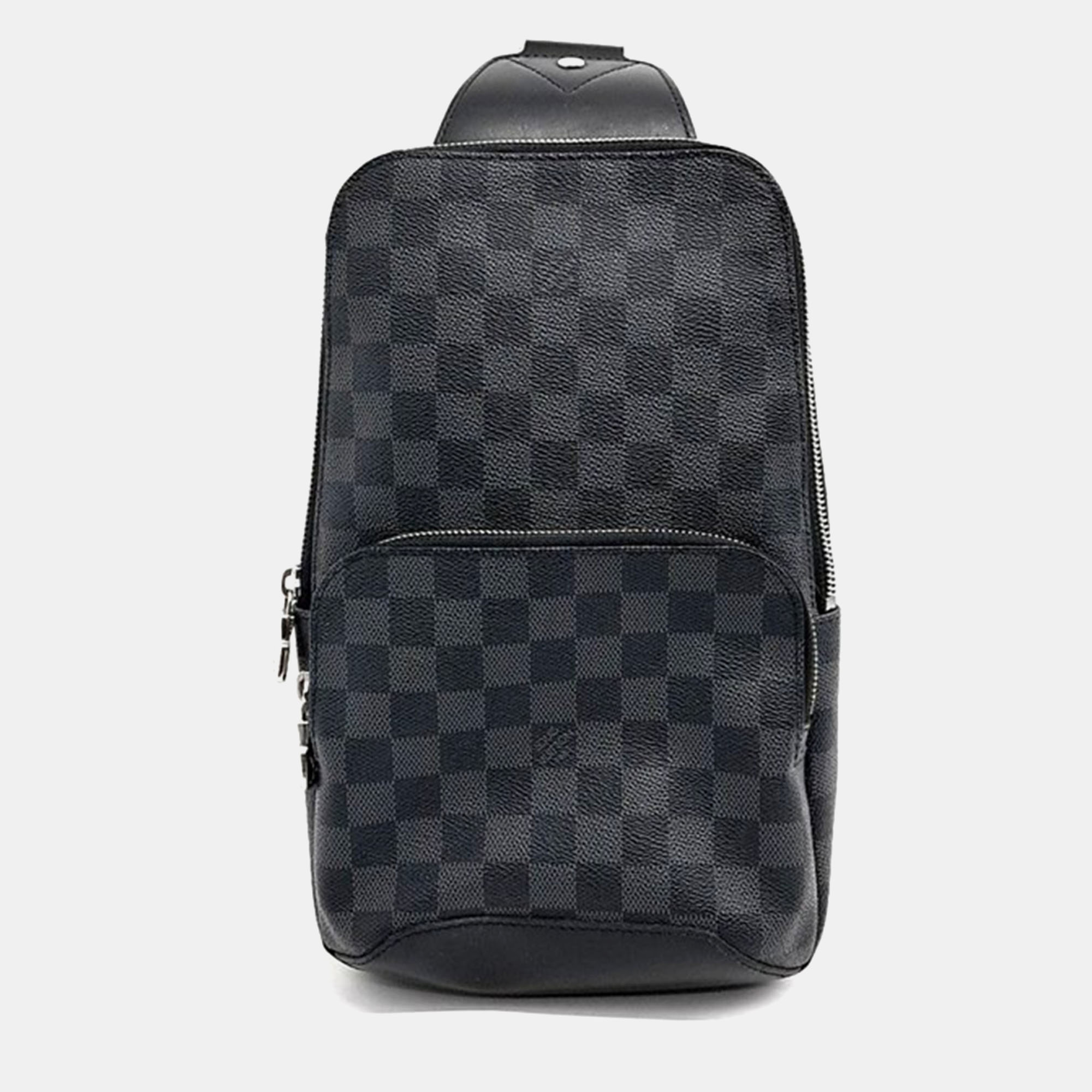 

Louis Vuitton Damier Graphite Avenue Sling Bag, Grey