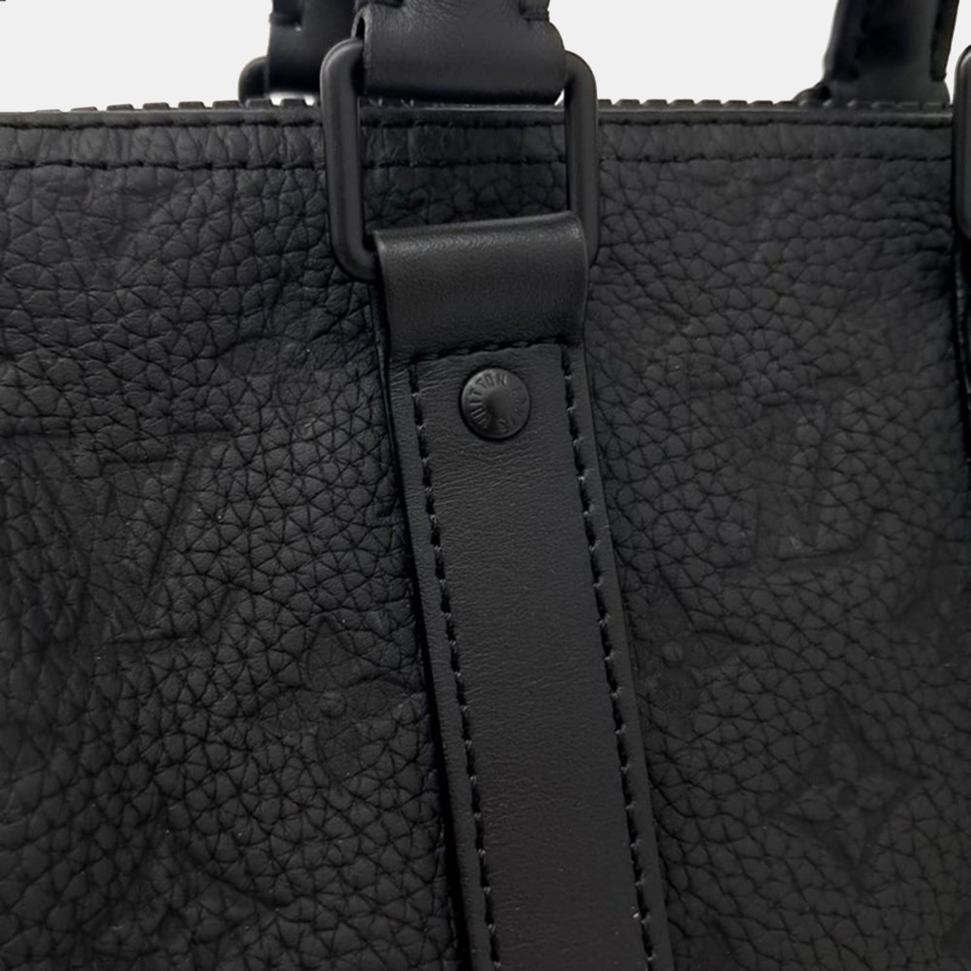 Louis Vuitton Black Monogram Empriente Bandoulière Keepall 25 Bag 