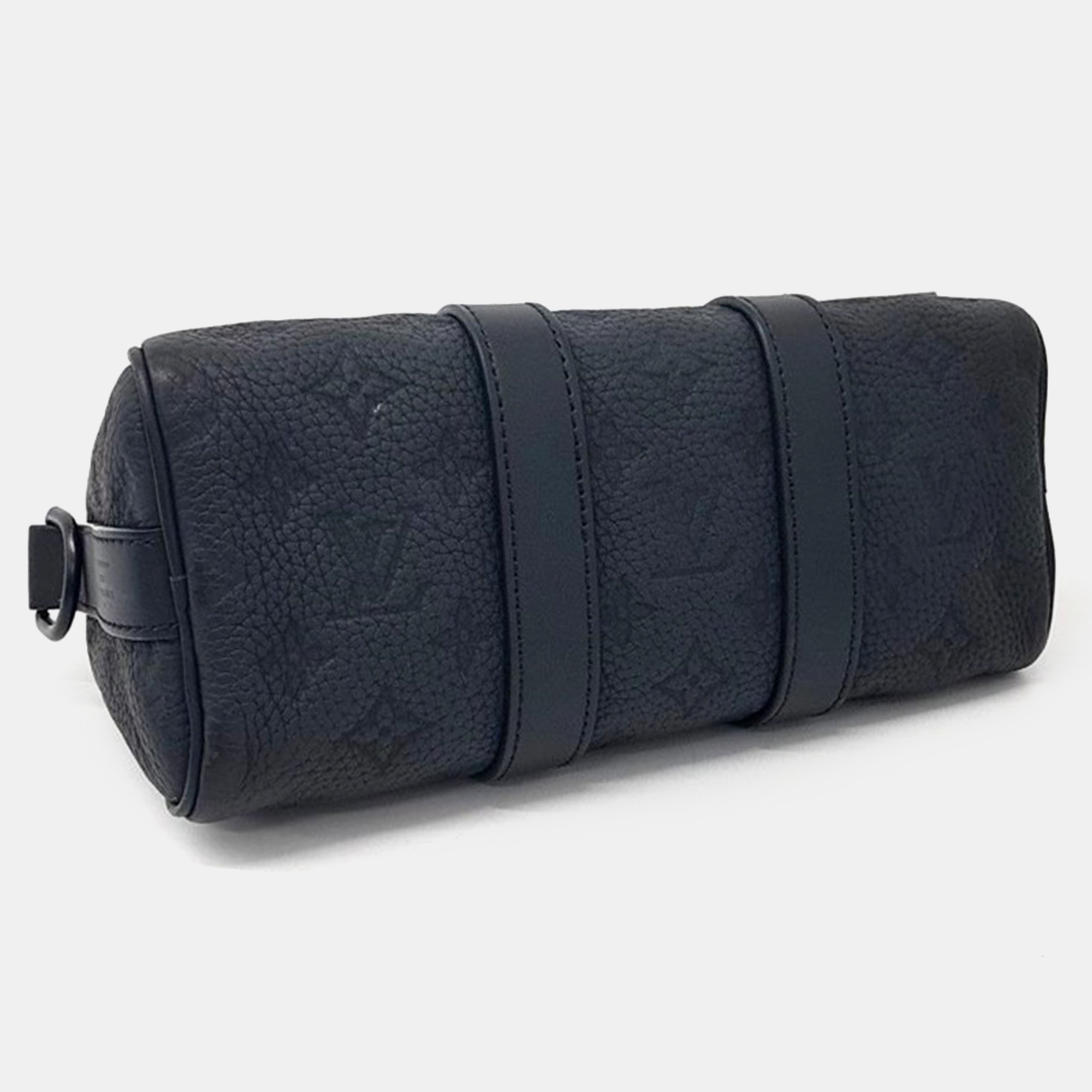Louis Vuitton Black Monogram Empriente Bandoulière Keepall 25 Bag 