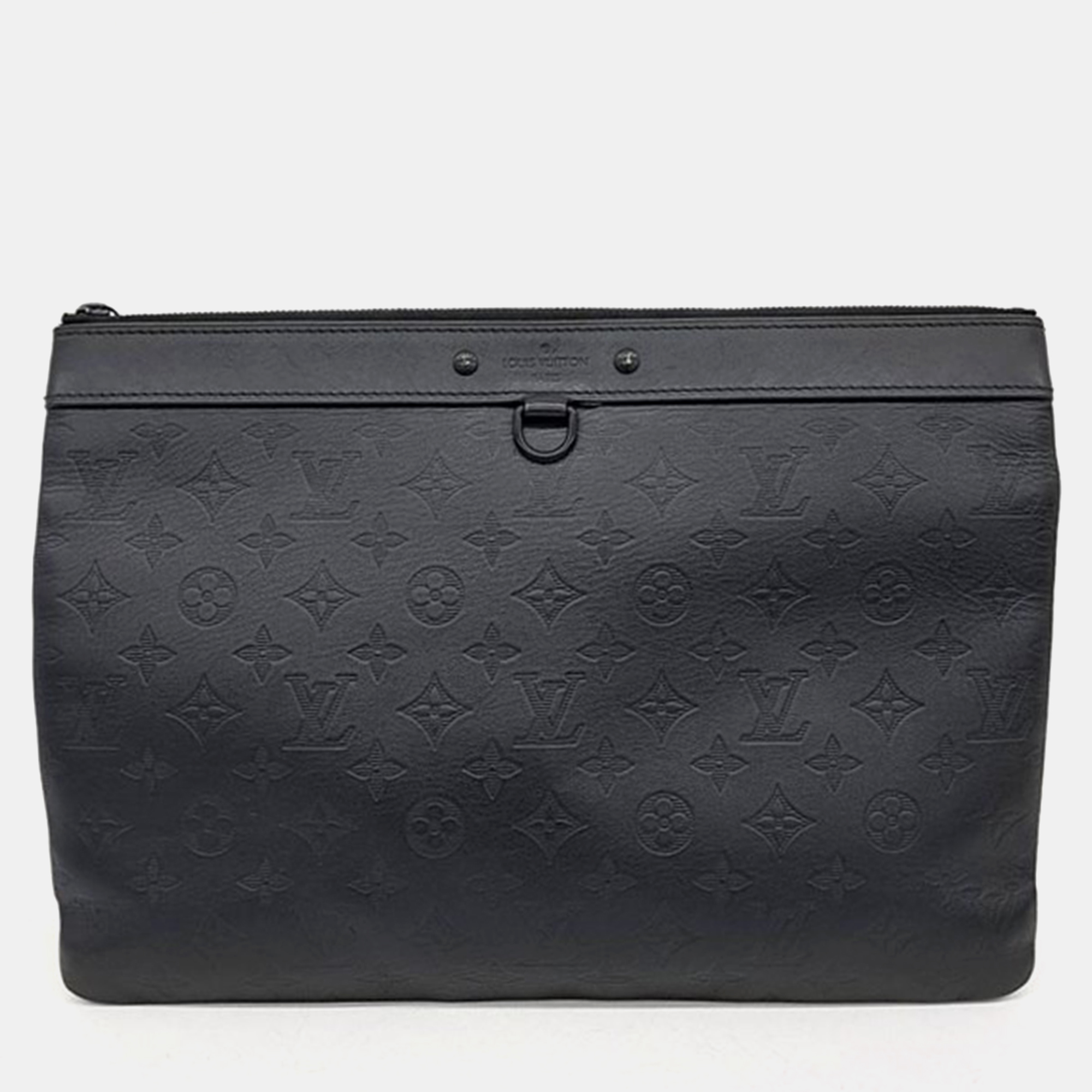 

Louis Vuitton Shadow Discovery Pochette Clutch, Black