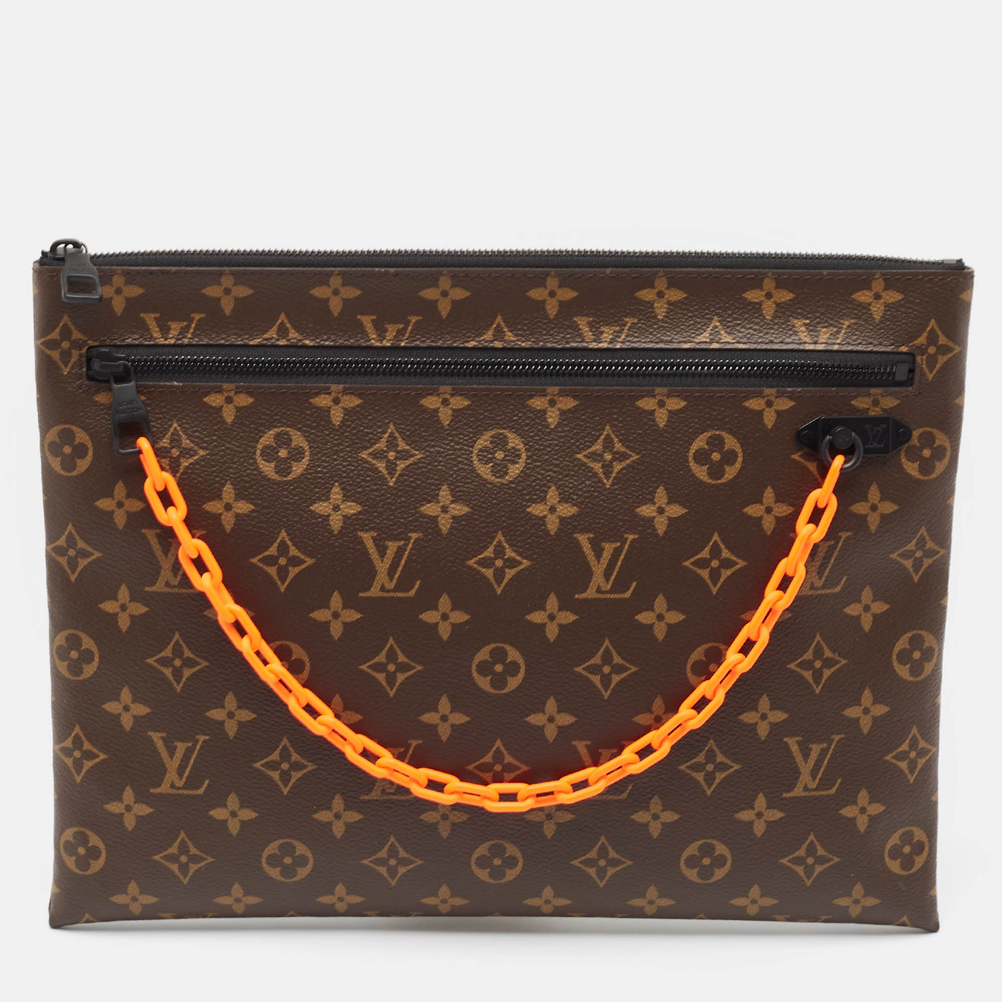 

Louis Vuitton Monogram Canvas Solar Ray A4 Pochette, Brown