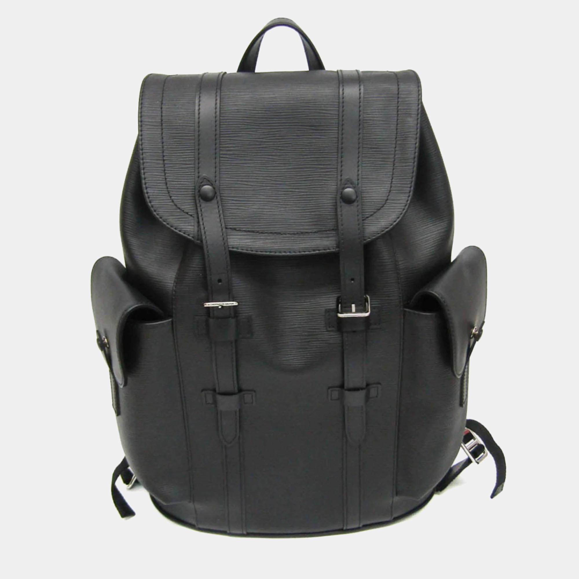 

Louis Vuitton Black Epi Leather PM Christopher Backpack