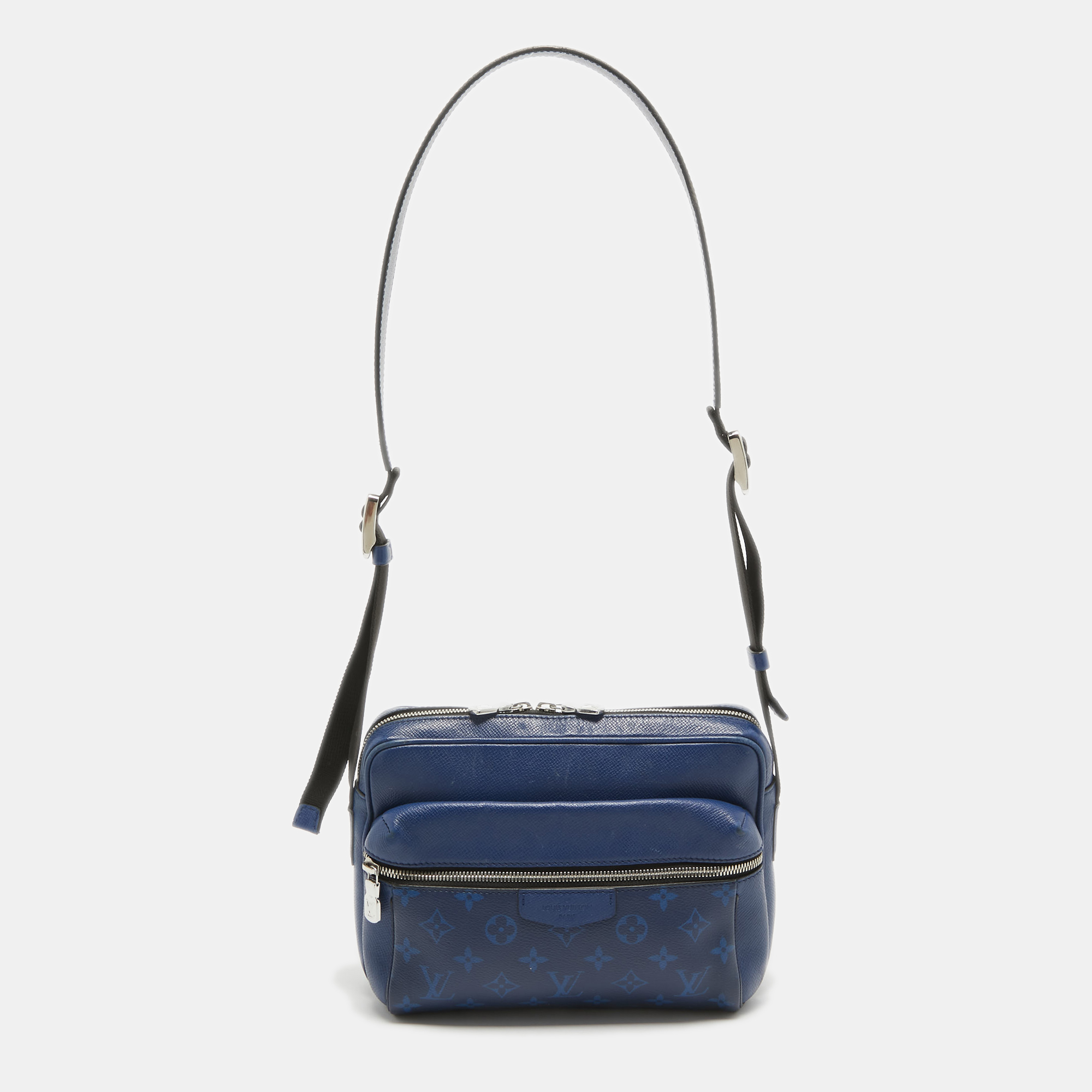 

Louis Vuitton Cobalt Taigarama Outdoor Messenger Bag, Blue