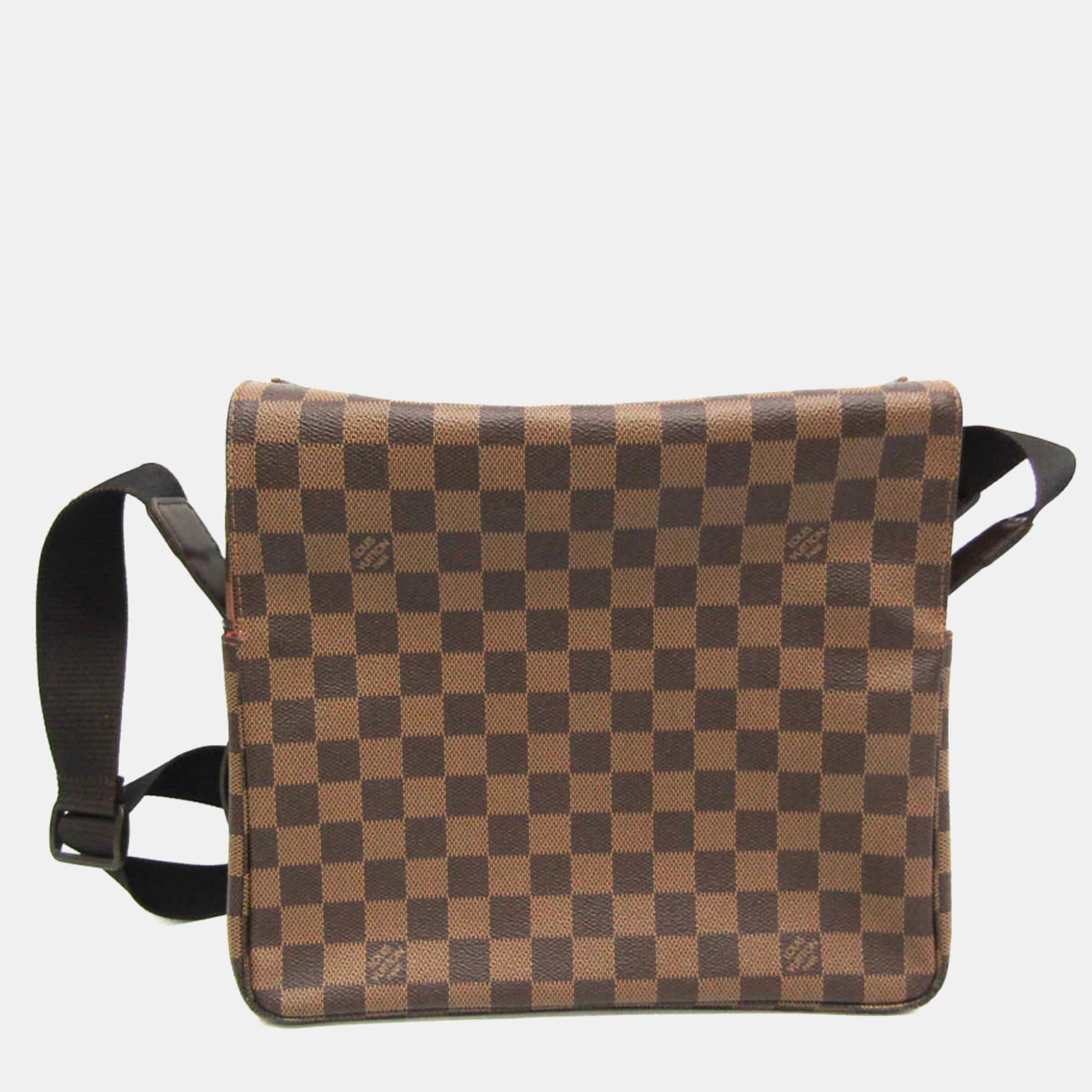 

Louis Vuitton Brown Damier Ebene Naviglio Messenger Bag