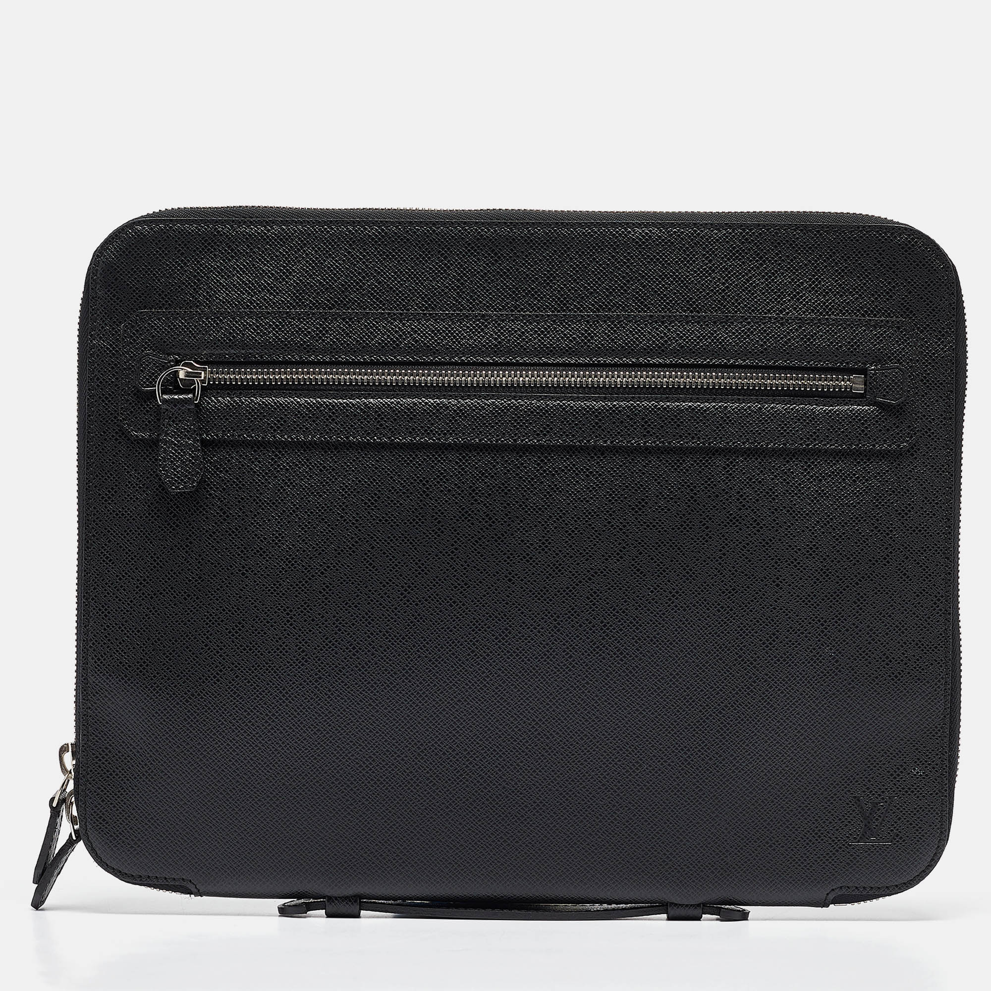 

Louis Vuitton Ardoise Taiga Leather Vladimir Business Portfolio, Black