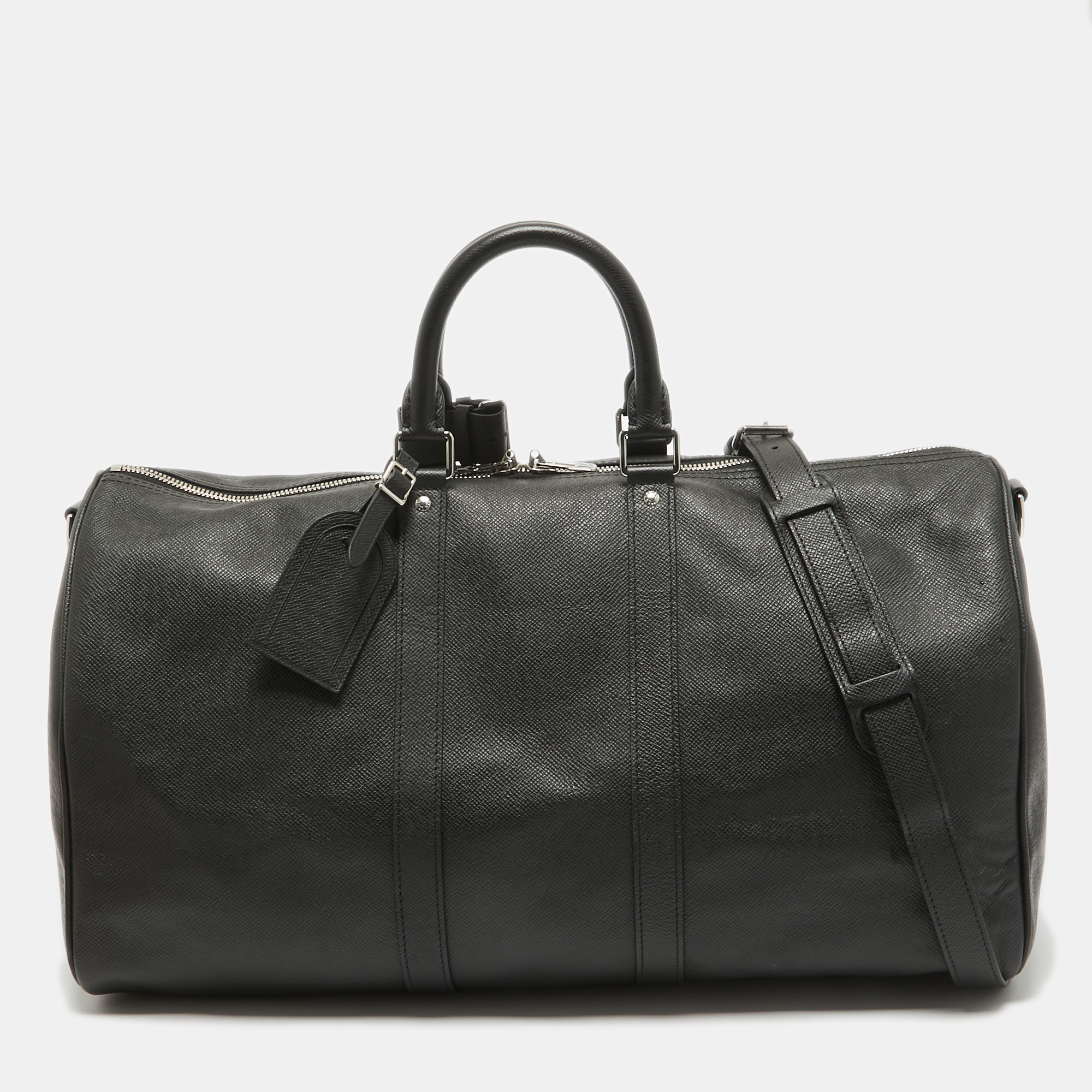 

Louis Vuitton Black Leather Leather Keepall Bandoulière 50 Bag