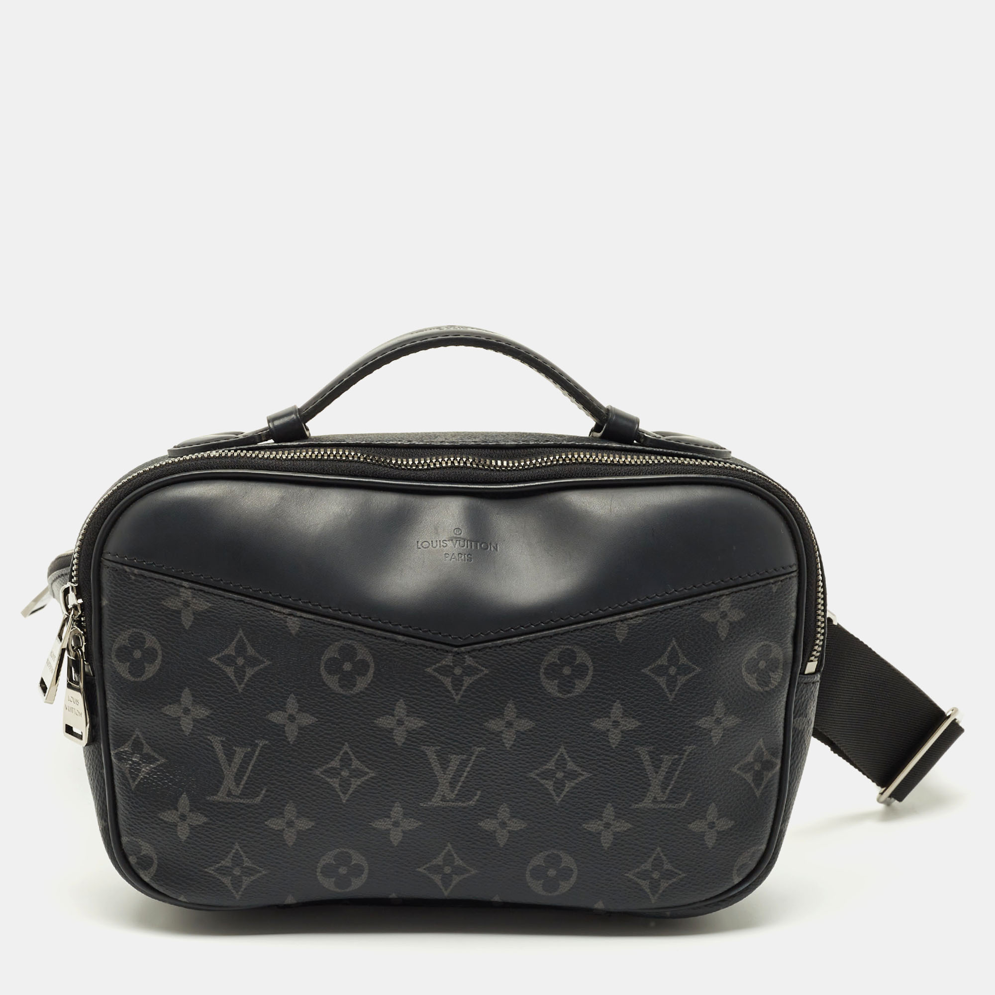 

Louis Vuitton Monogram Eclipse Canvas Explorer Bumbag, Black