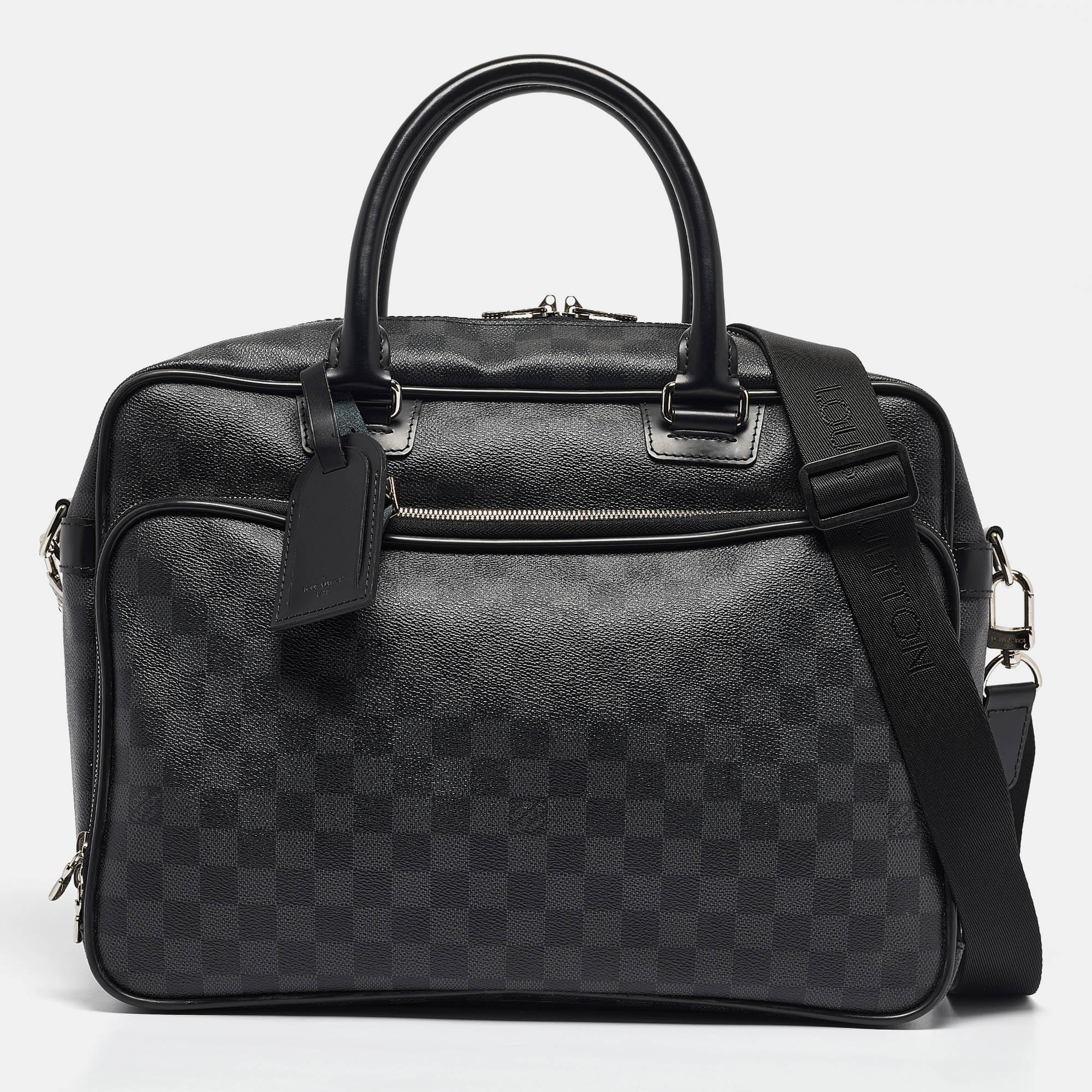 

Louis Vuitton Damier Graphite Canvas Icare Business Bag, Black