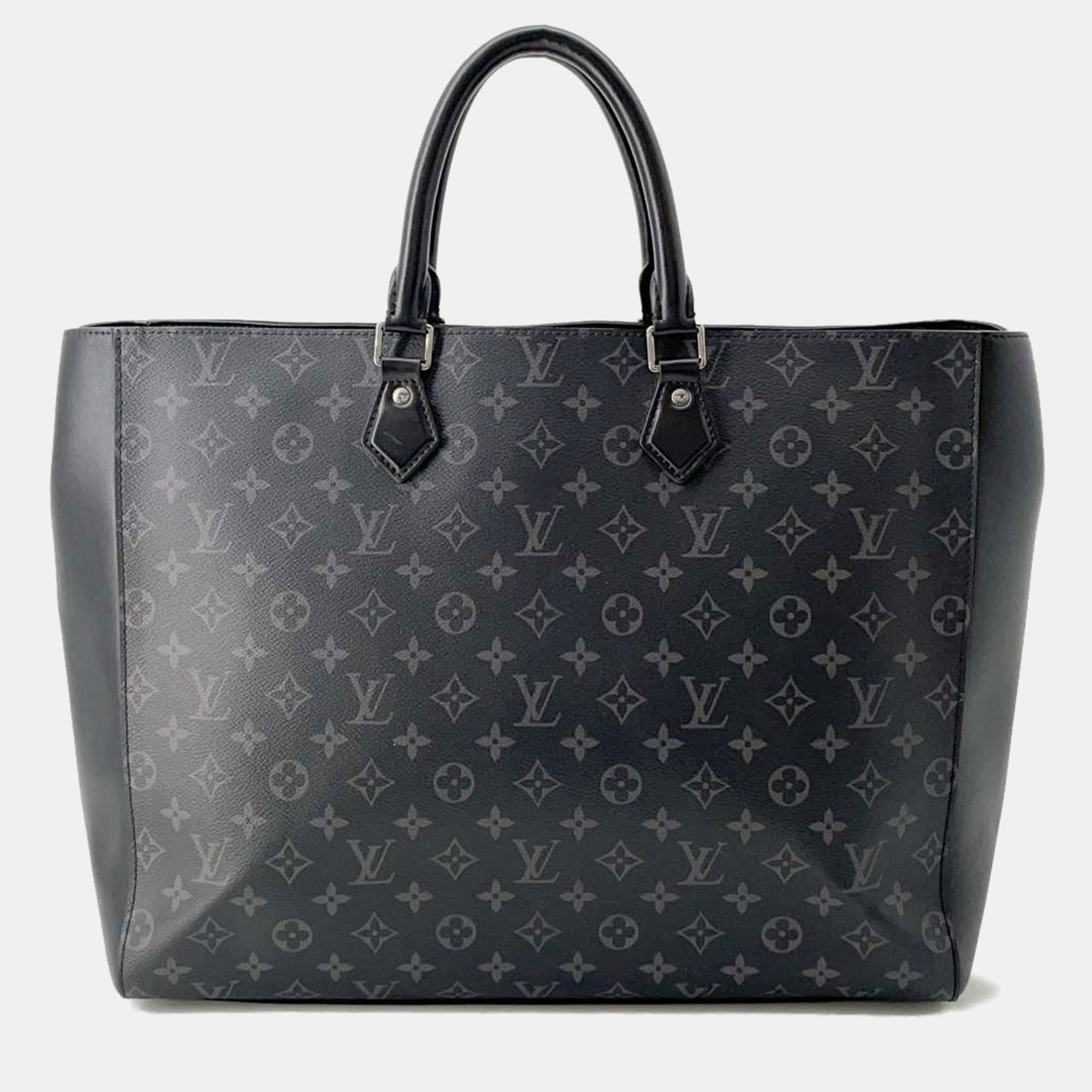 

Louis Vuitton Monogram Eclipse Canvas Grand Sac Tote Bag, Black