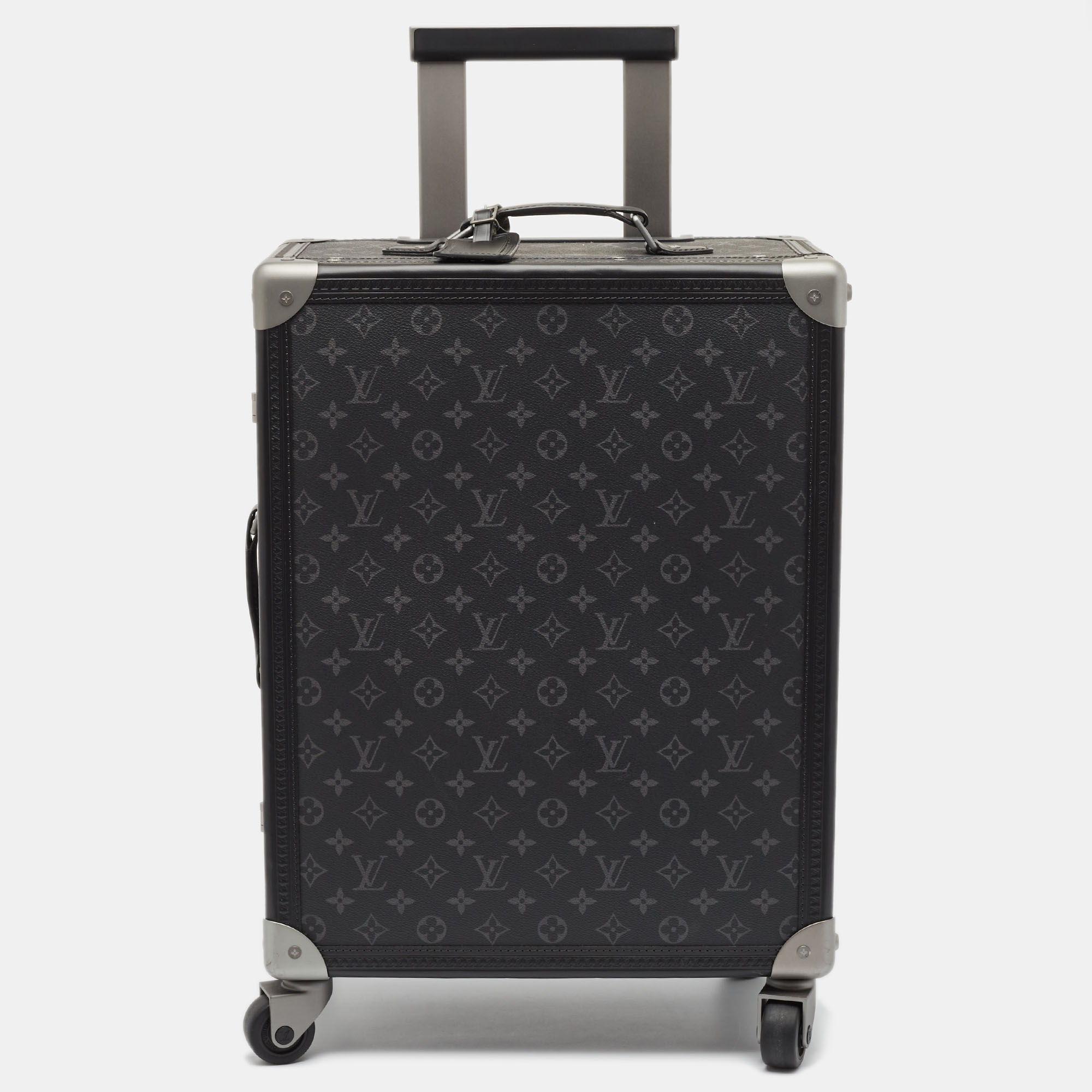 

Louis Vuitton Monogram Eclipse Canvas Rolling Trunk, Black