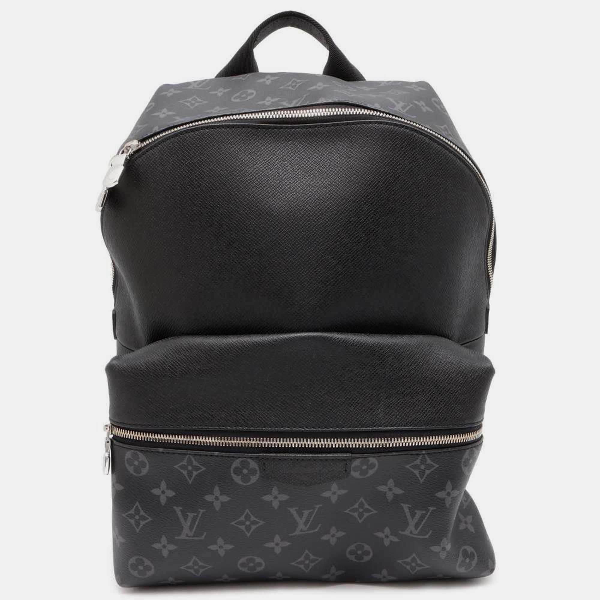 

Louis Vuitton Noir Taiga Leather Monogram Eclipse 4Discovery Backpack, Black