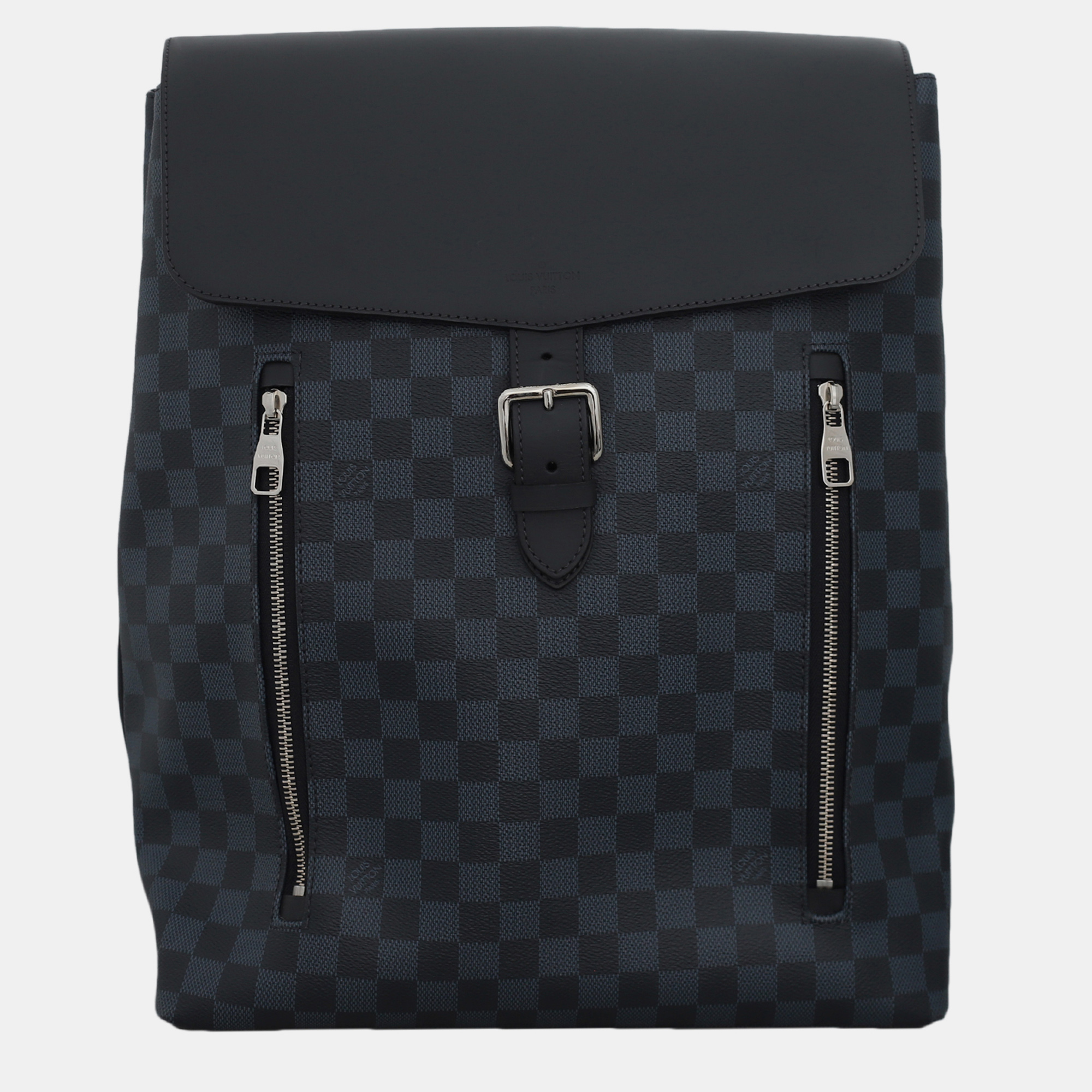 

Louis Vuitton Black/ Dark Blue Damier Cobalt Newport Backpack