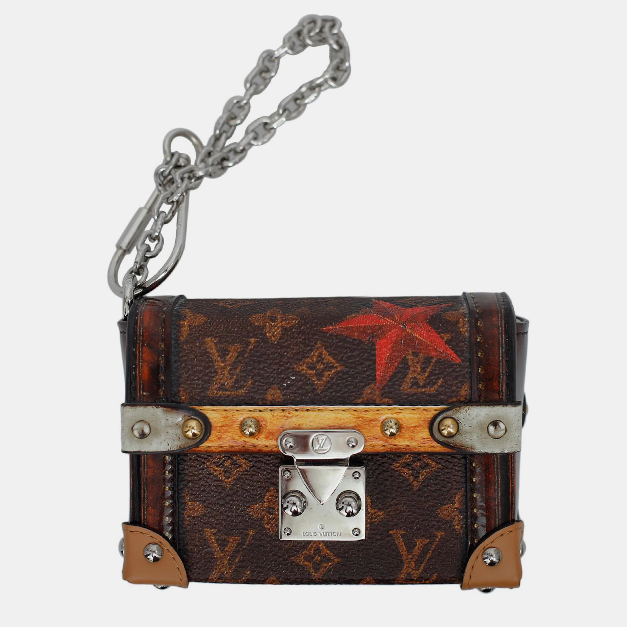 

Louis Vuitton Brown Coated Canvas Essential Trunk Bag