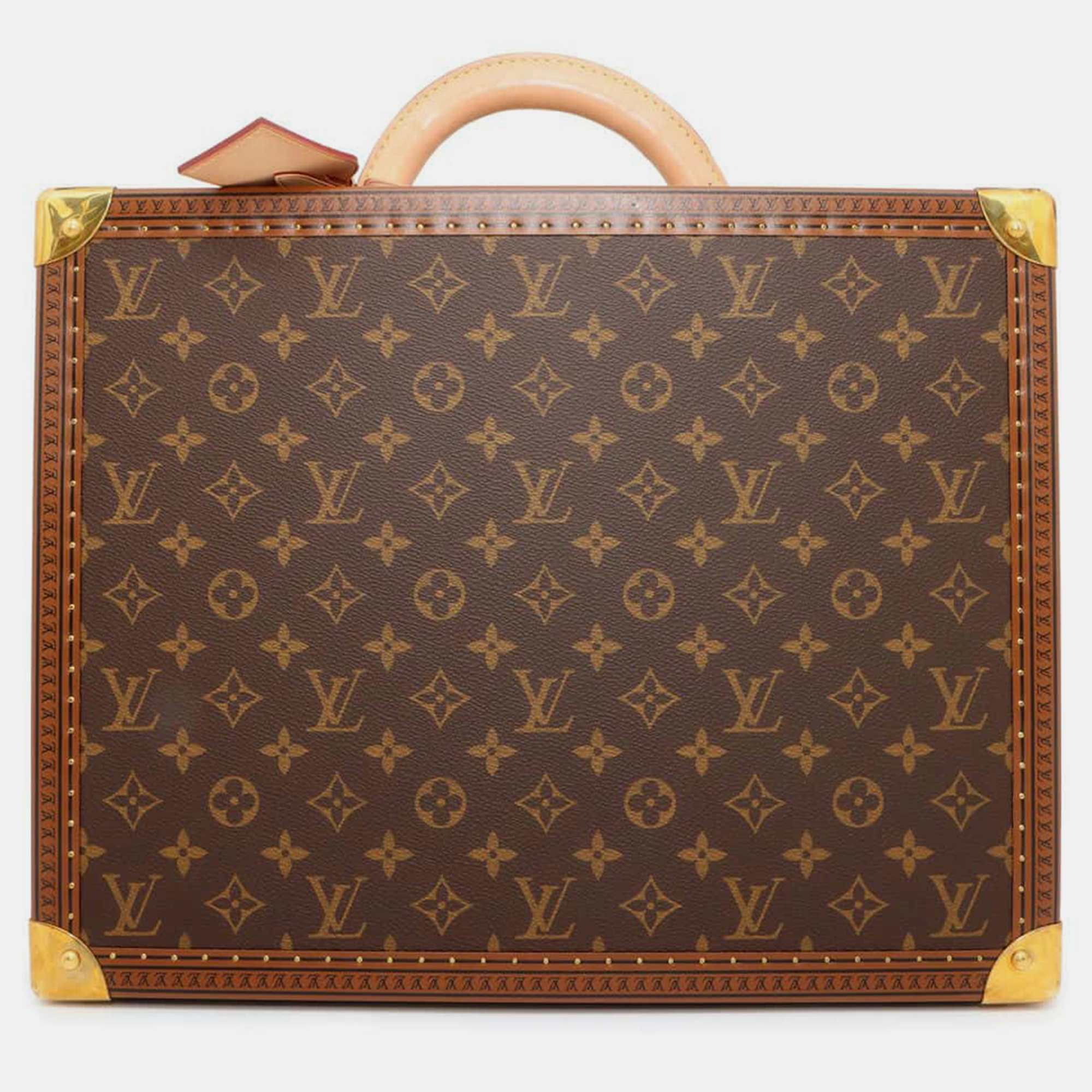 Pre-owned Louis Vuitton Brown Monogram Cotteville Bag 40