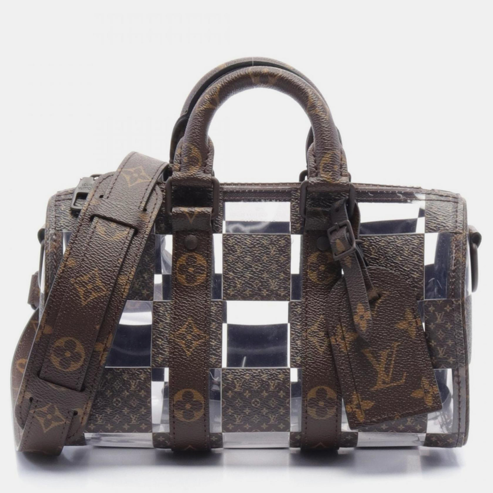 

Louis Vuitton Keepall Bandouliere 25 Monogram Chess Coated Canvas Brown Handbag