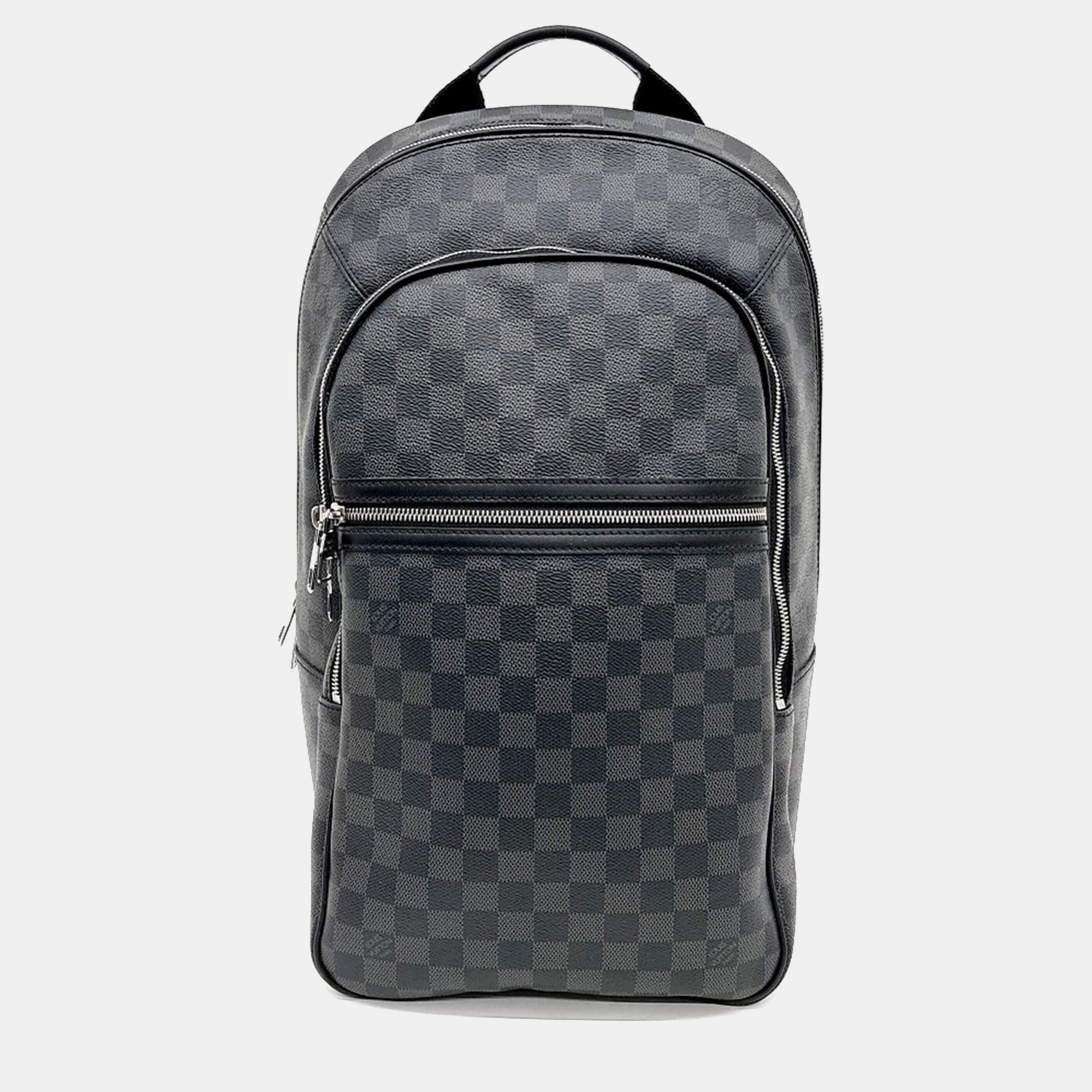 

Louis Vuitton Graphite Michael Backpack, Black