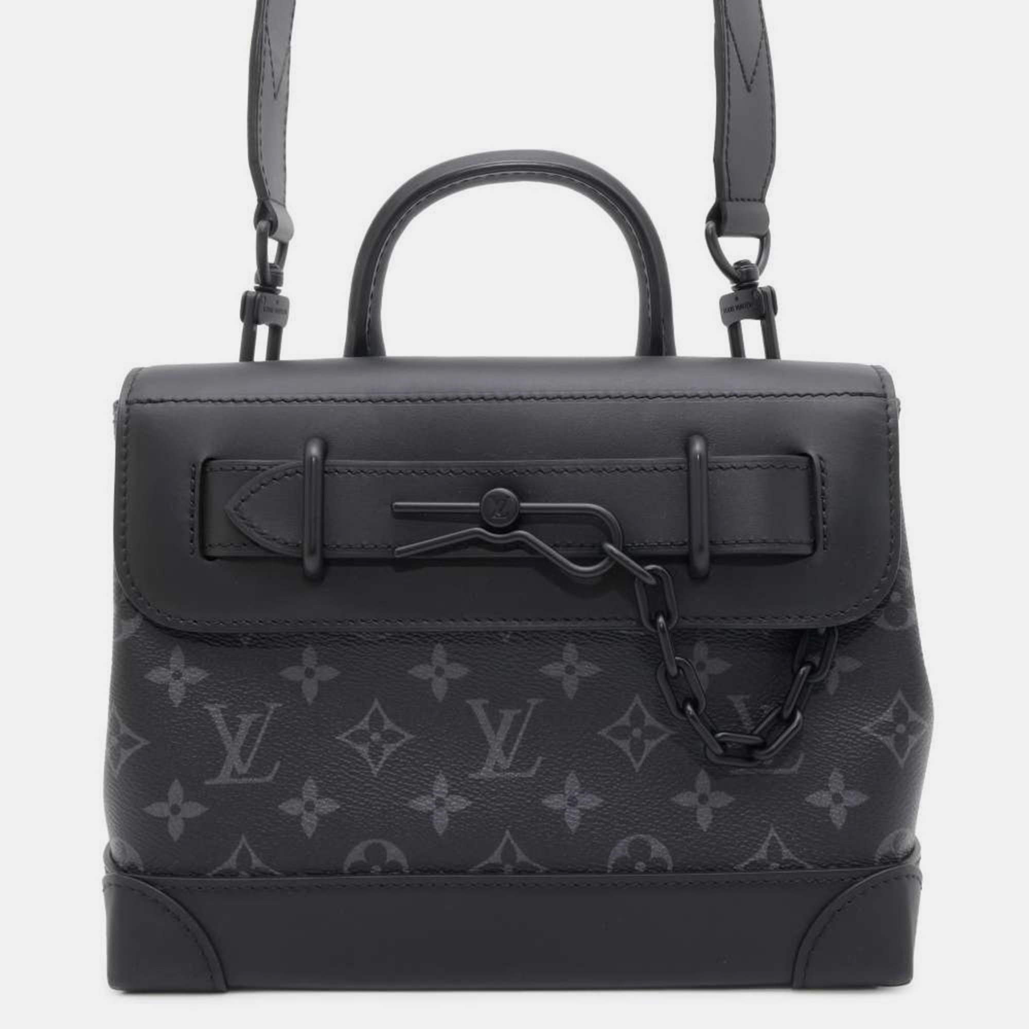 

Louis Vuitton Steamer Noir Monogram Eclipse Size PM bag, Black