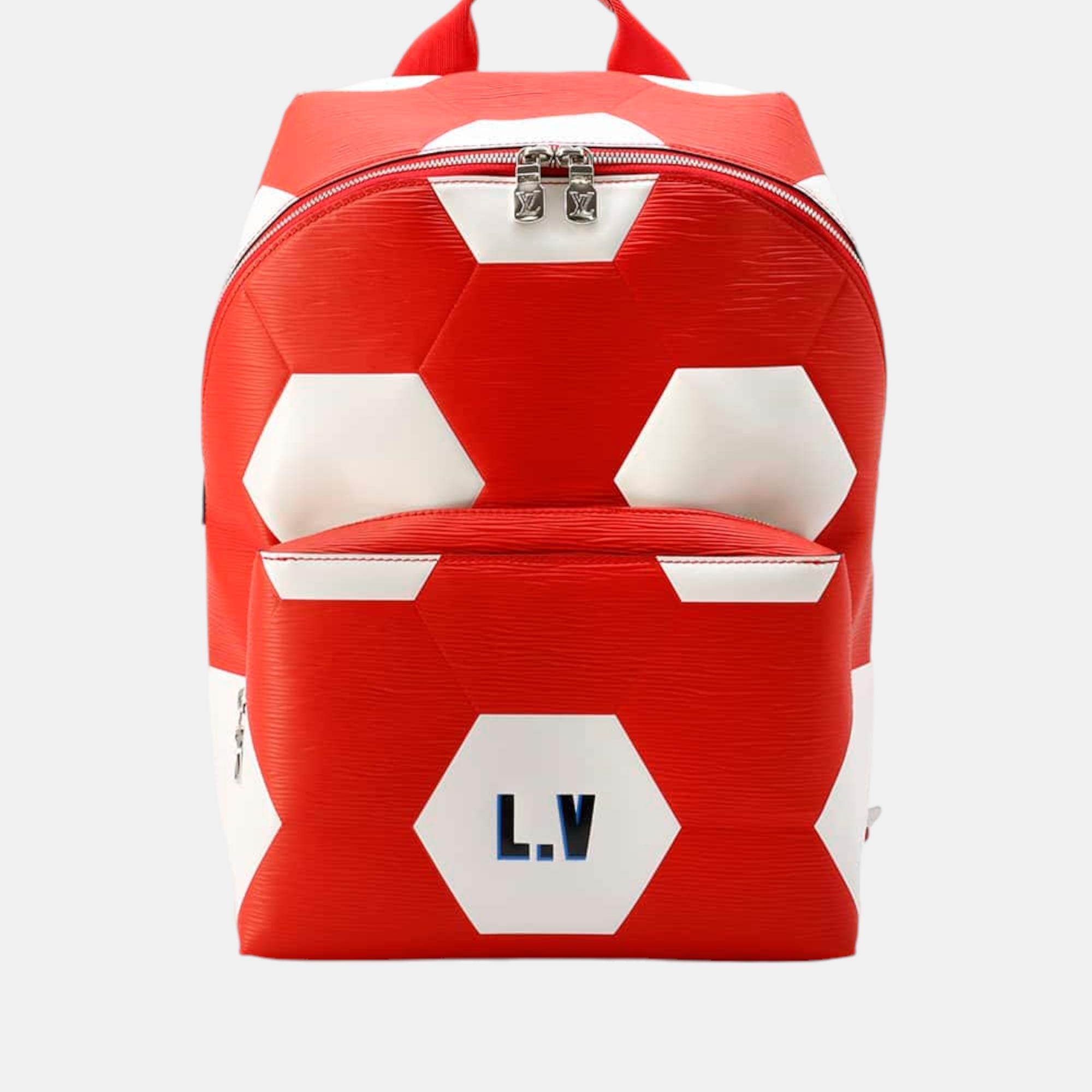 

Louis Vuitton Rouge Epi Leather Apollo Backpack, Red