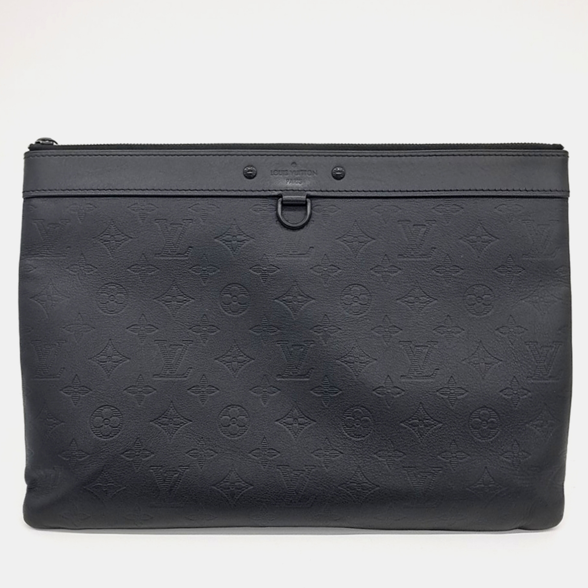 

Louis Vuitton Shadow Discovery Pochette Clutch, Black