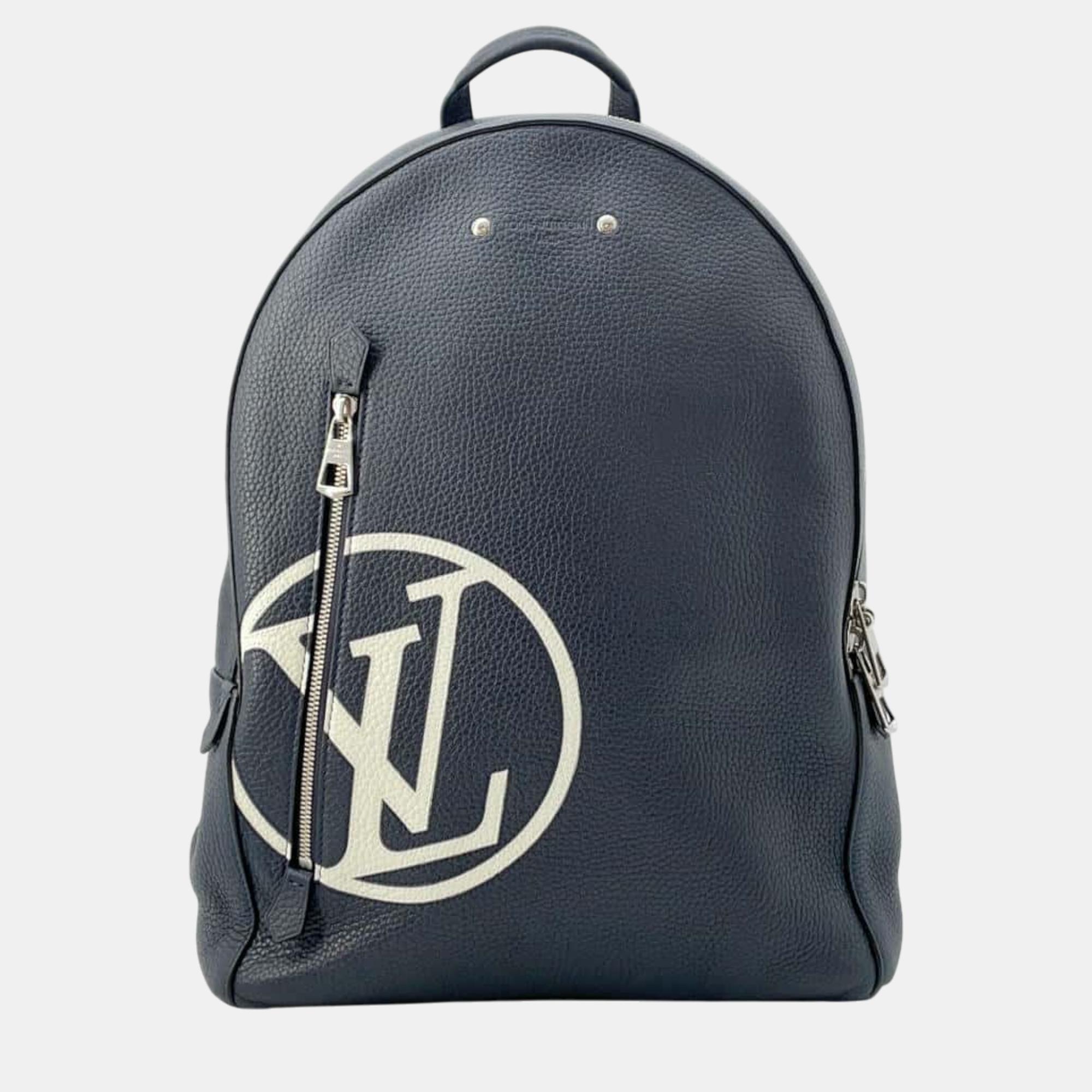 

Louis Vuitton Navy Armando LV circle backpack, Navy blue