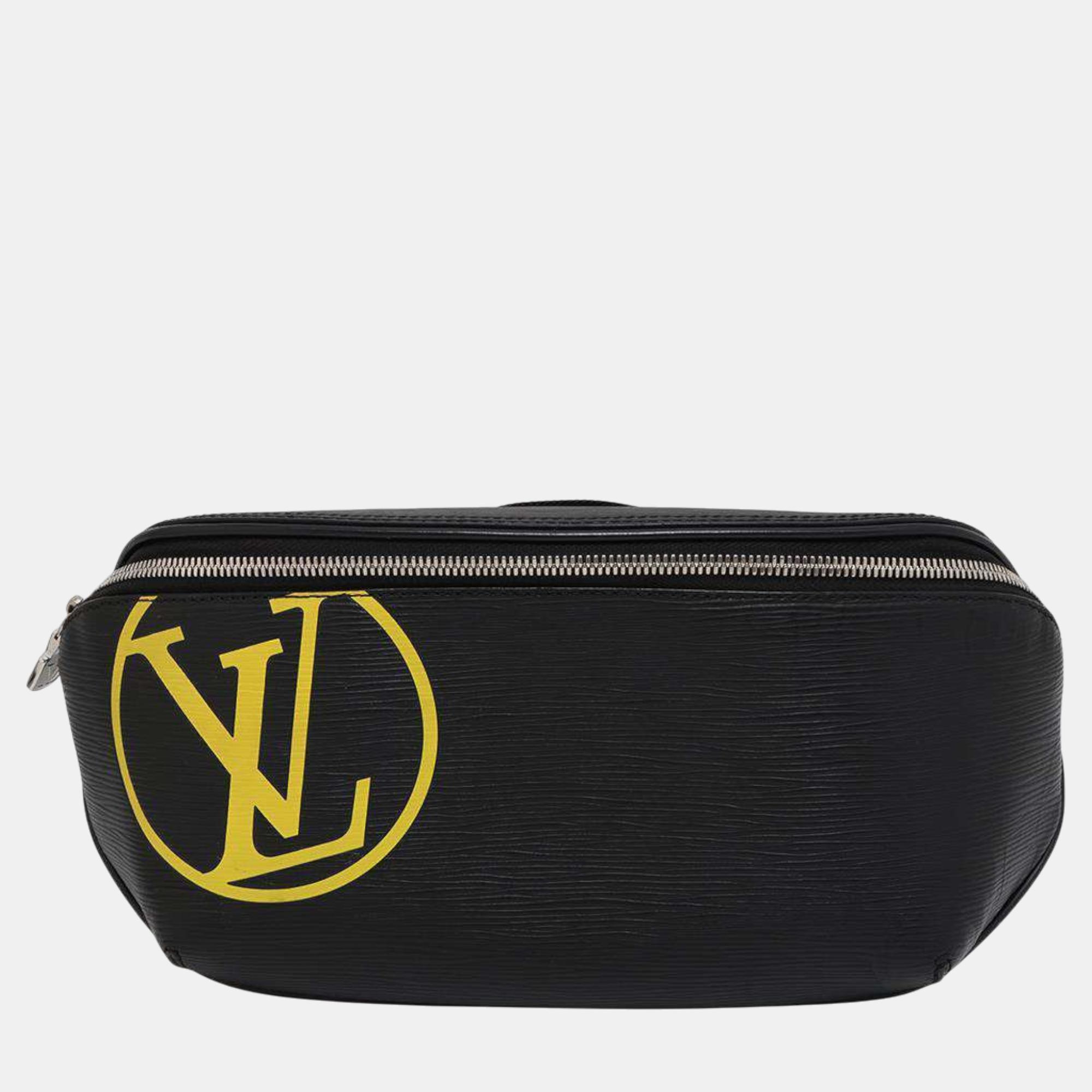 

Louis Vuitton Noir Epi Leather LV Circle Bumbag, Black