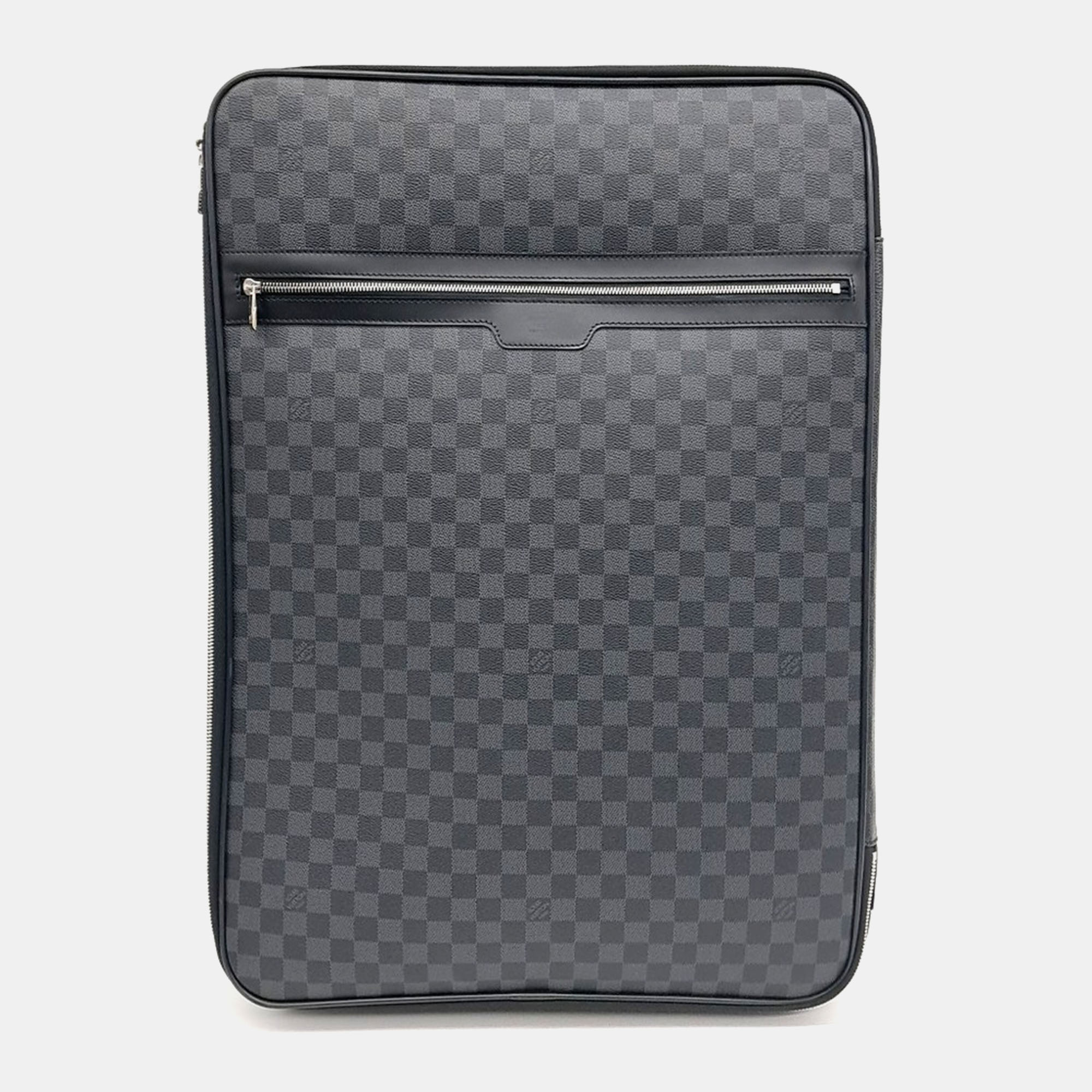 

Louis Vuitton Graphite Pegase 65 Bag, Grey