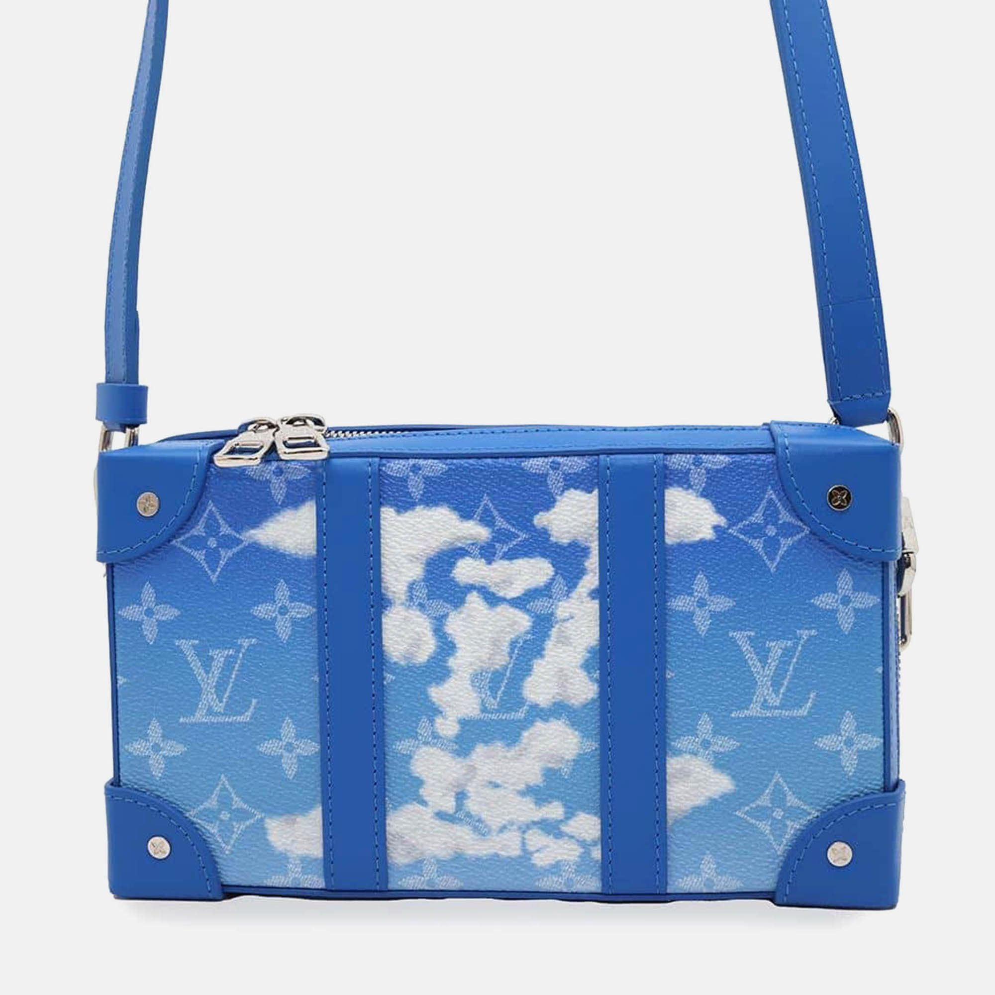 

Louis Vuitton Blue Monogram Clouds Soft Trunk / Wallet