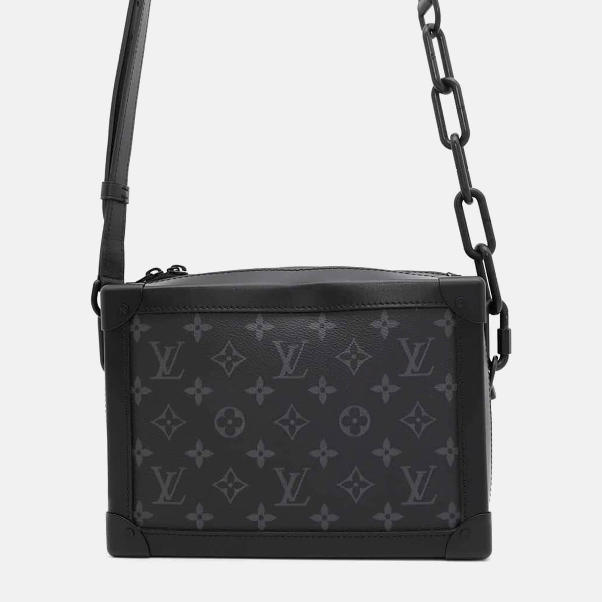 

Louis Vuitton Noir Monogram Eclipse Soft Trunk, Black