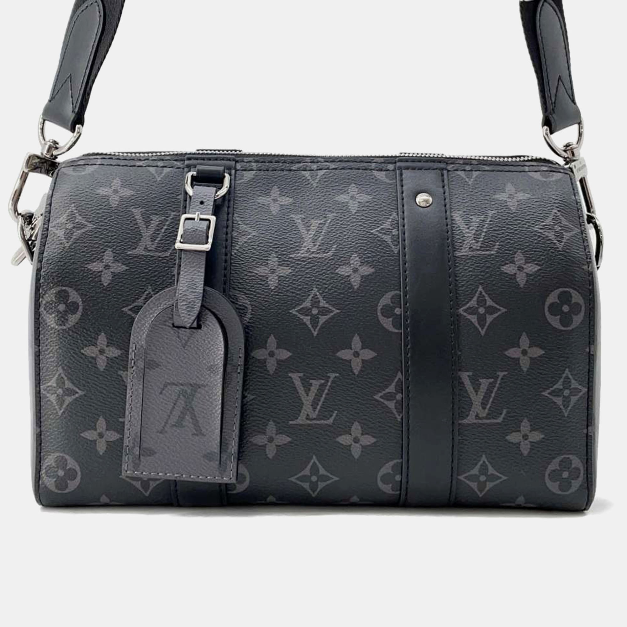 

Louis Vuitton Noir Monogram Eclipse Monogram Eclipse Reverse Citykeepall Bag, Black