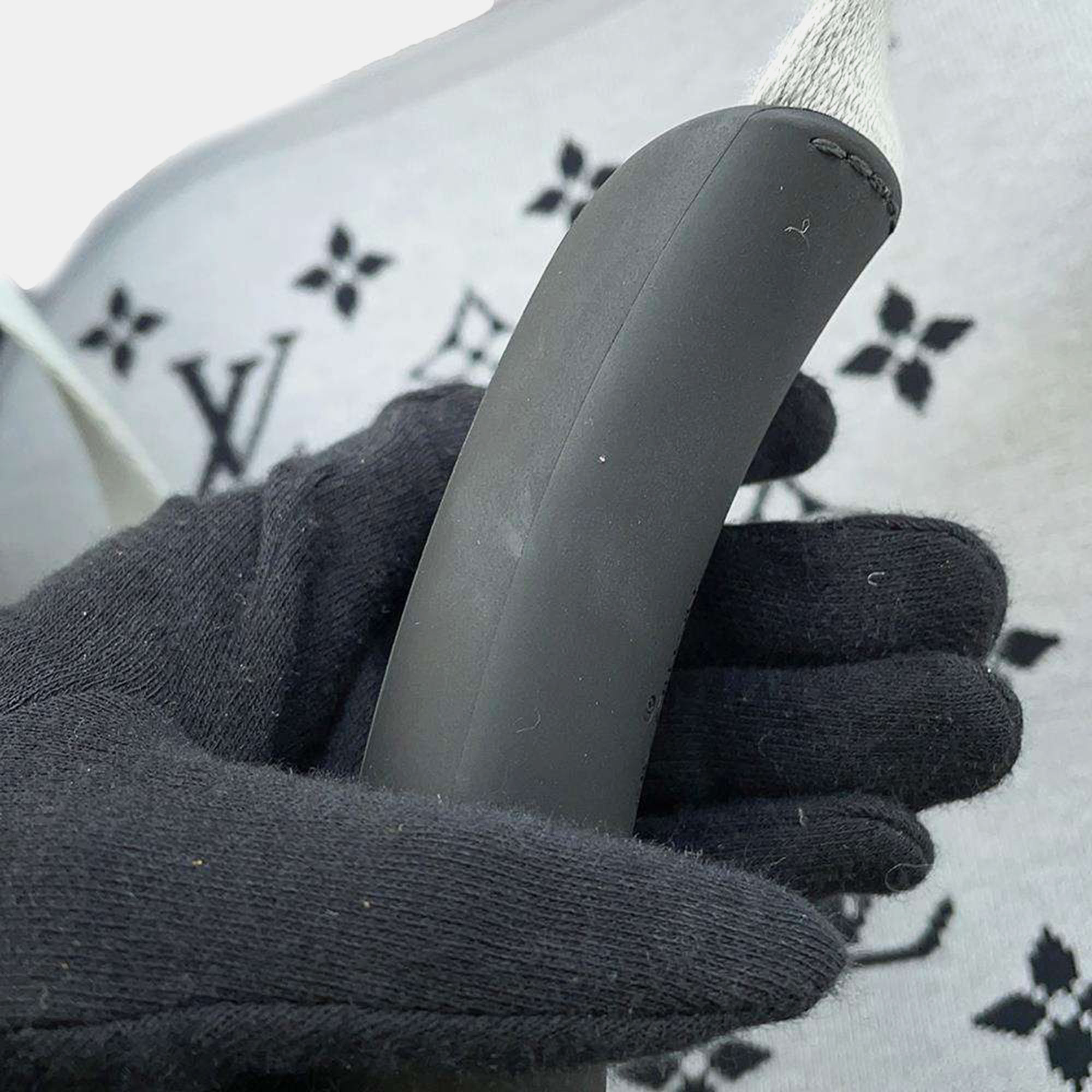 Louis Vuitton Gris Monogram Jacquard Horizon Software Knit Bag 4