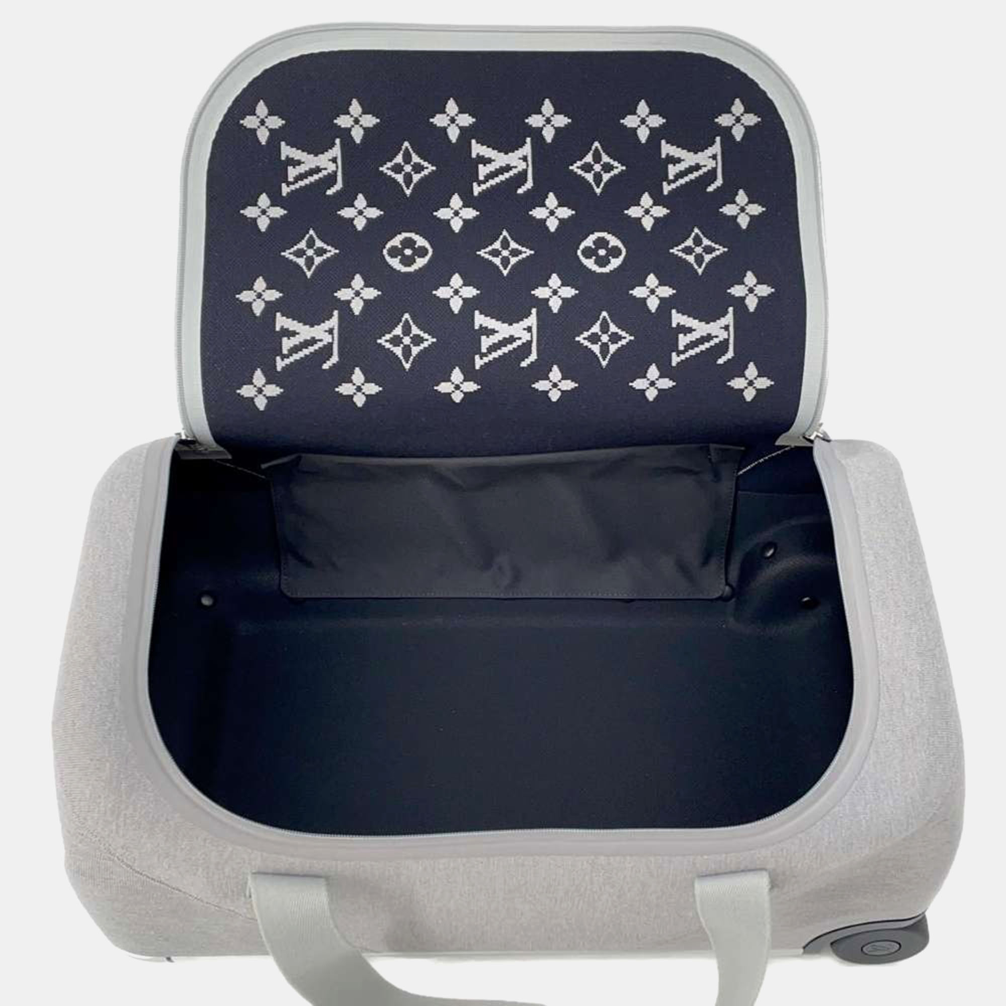Louis Vuitton Gris Monogram Jacquard Horizon Software Knit Bag 7
