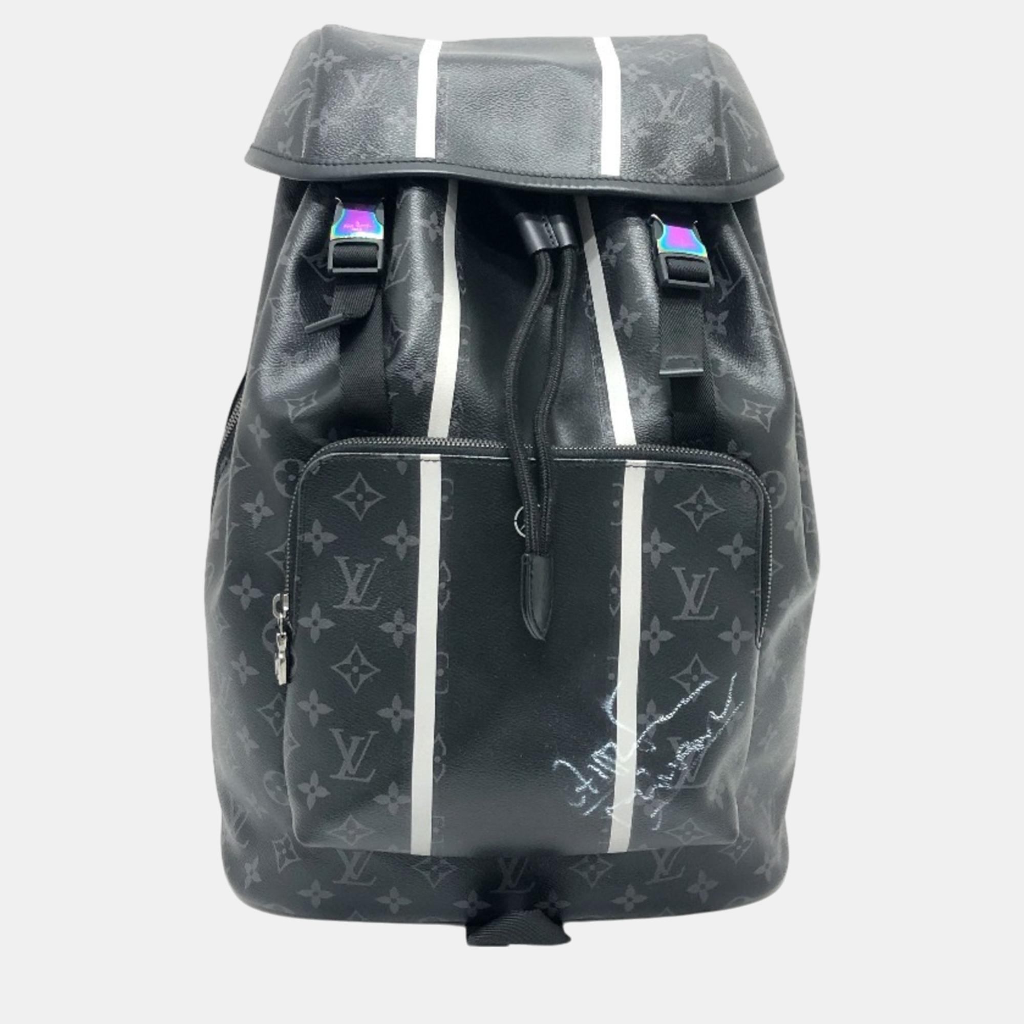 

Louis Vuitton Black Eclipse Fragment Backpack