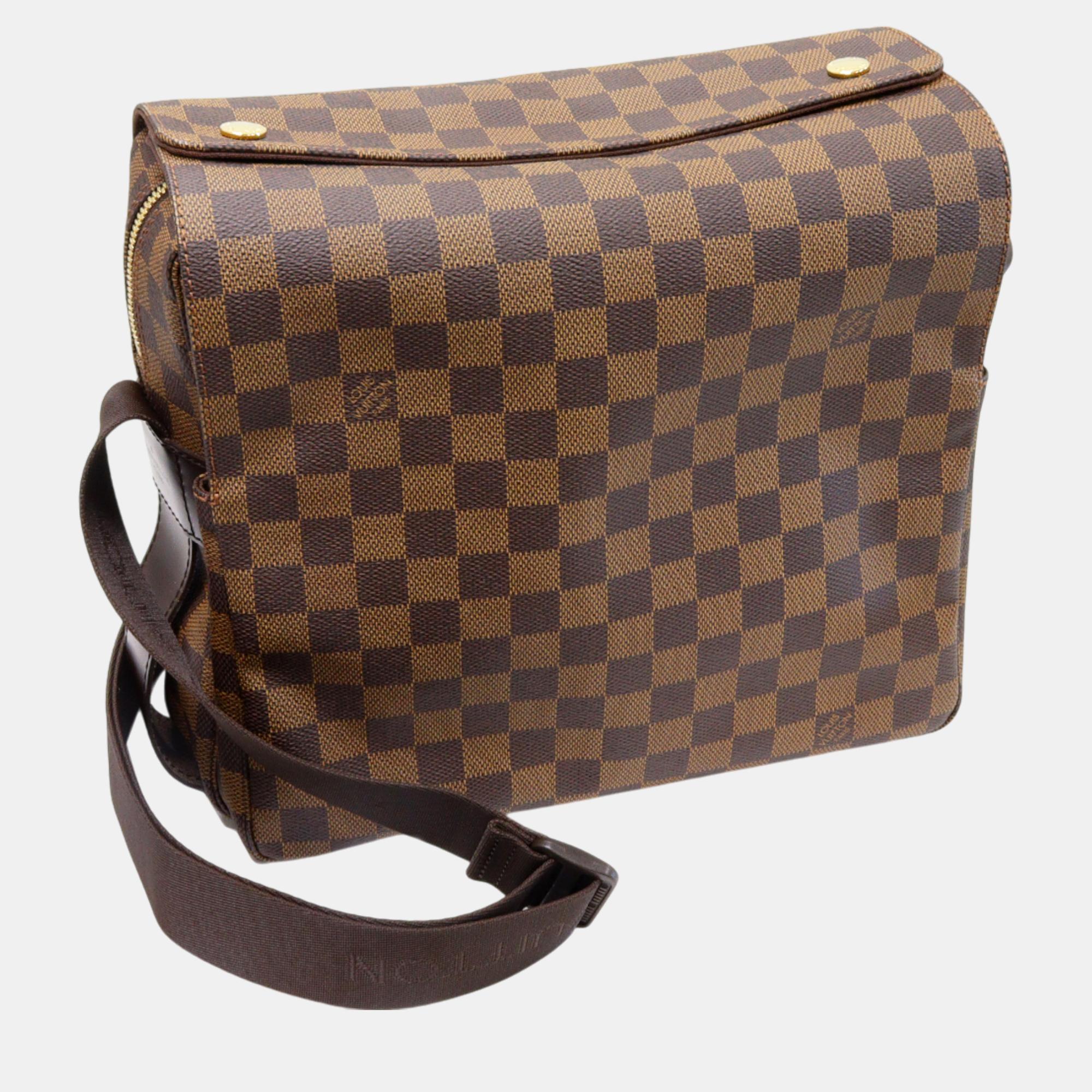 

Louis Vuitton Brown Damier Canvas Messenger Shoulder Bag