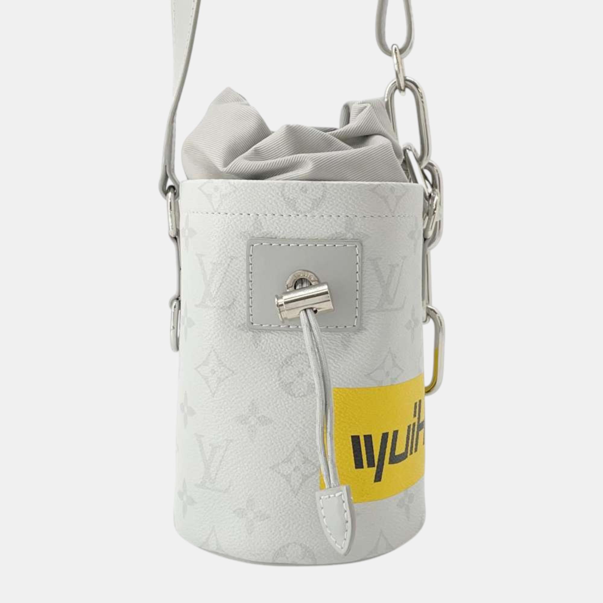 

Louis Vuitton Gray Monogram Chalk Nano Bag, Grey