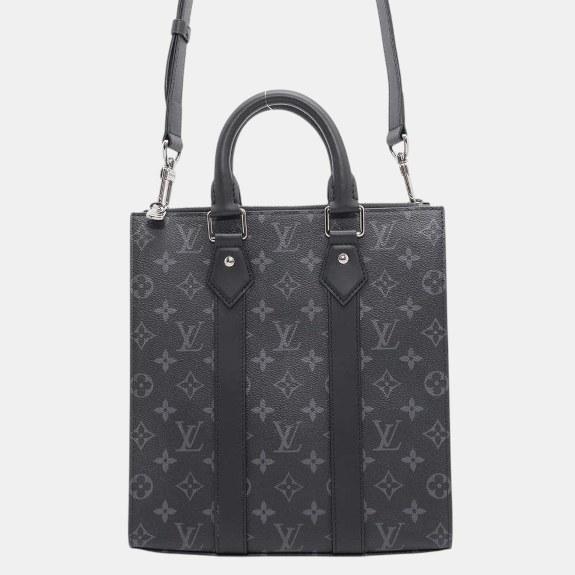 

Louis Vuitton Noir Monogram Eclipse Sac Plat bag, Black