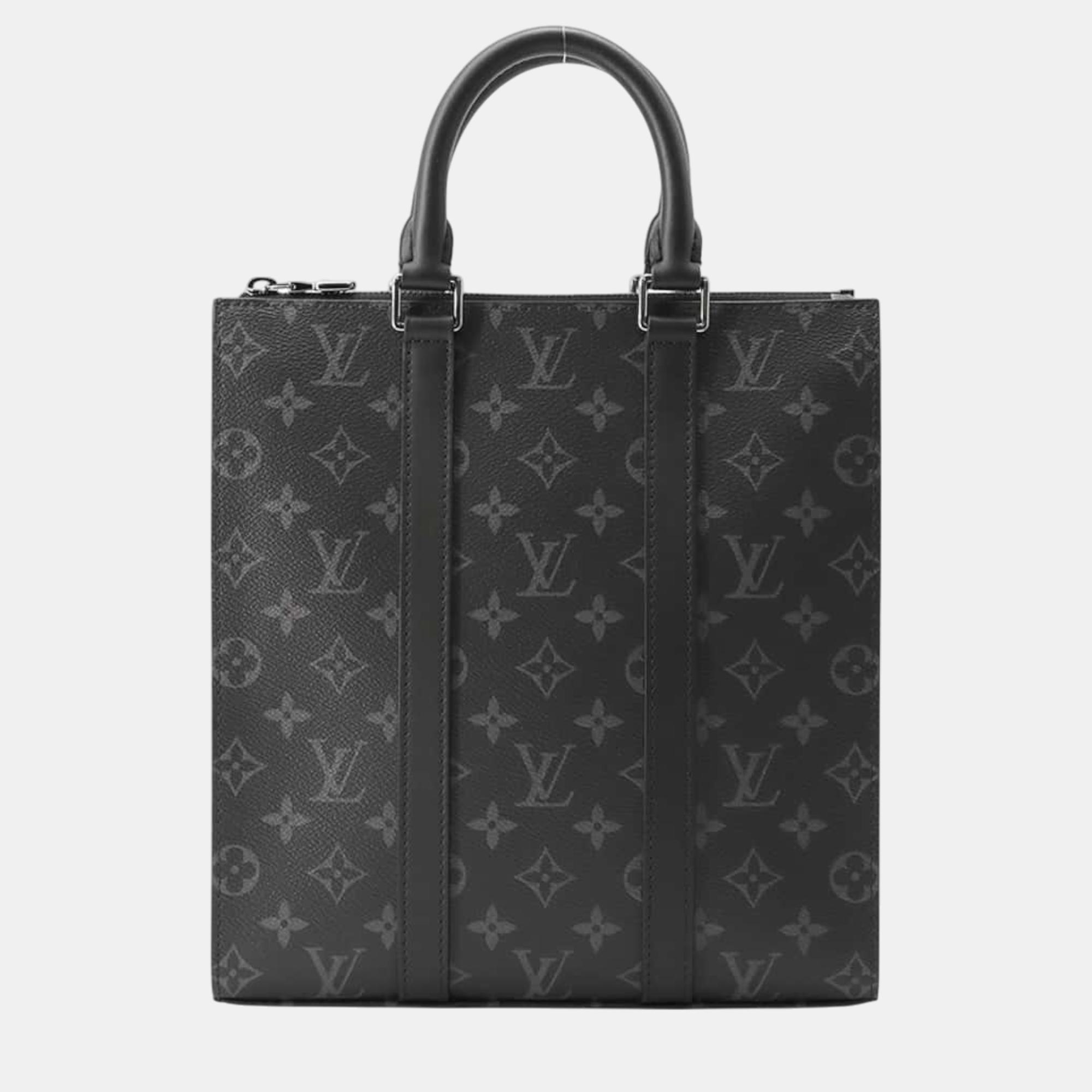 

Louis Vuitton Noir Monogram Eclipse Sac Plat bag, Black