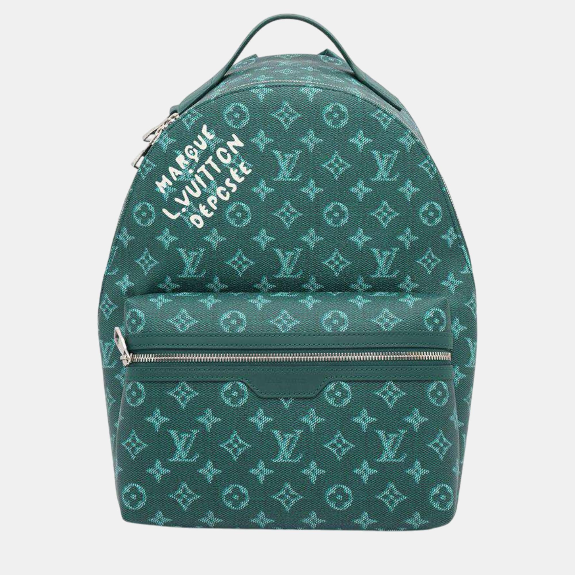 

Louis Vuitton Green Monogram Heritage PM Discovery Backpack